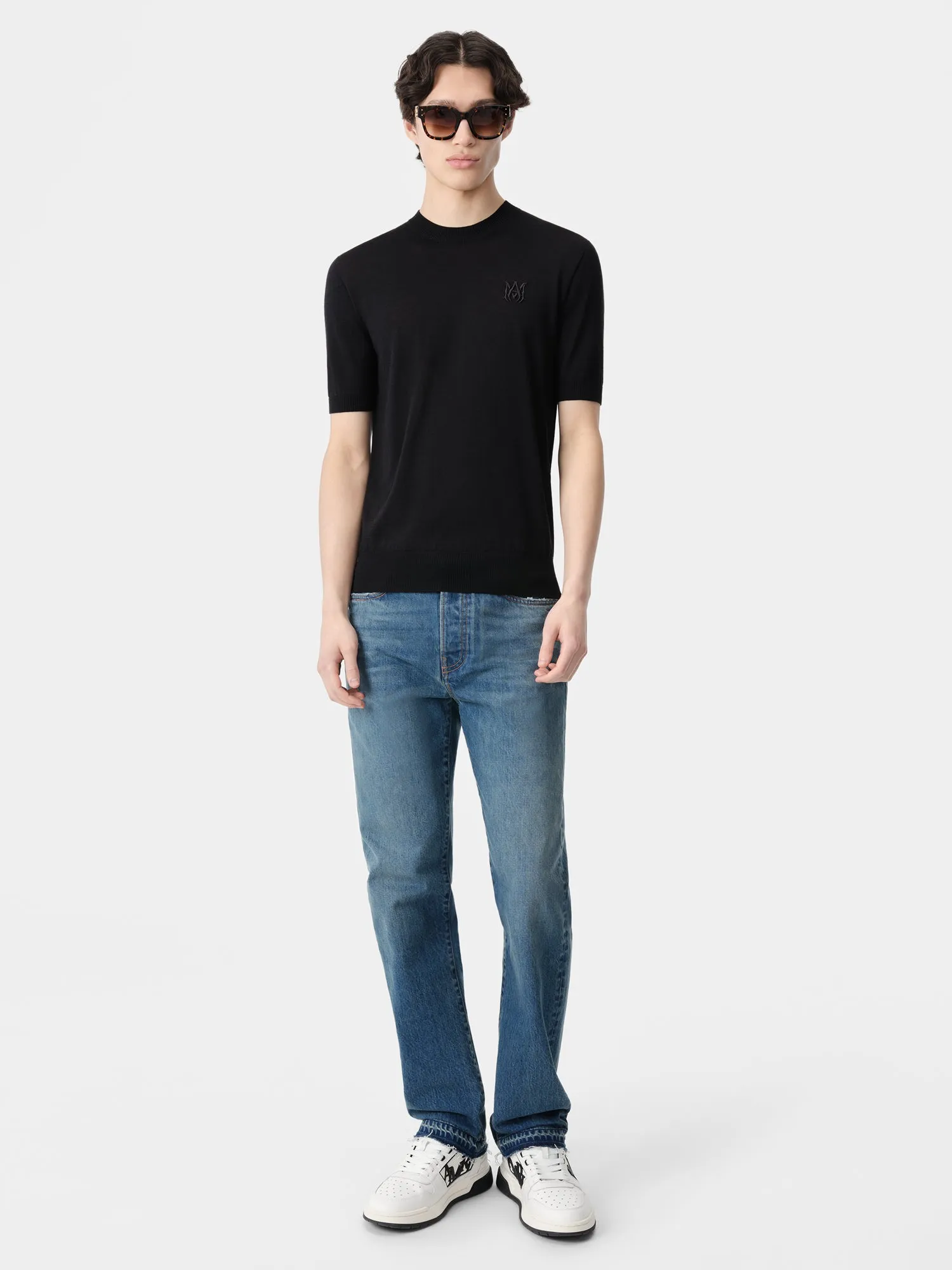 RELEASED HEM STRAIGHT JEAN - Dark Indigo sold by AMIRI