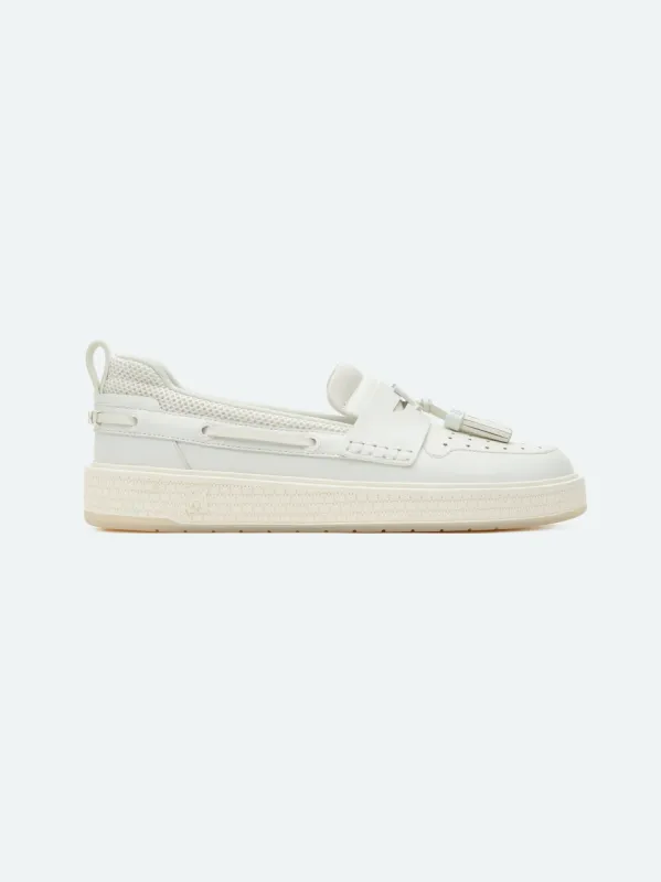 MA TASSLE HYBRID LOAFER - Alabaster sold by AMIRI