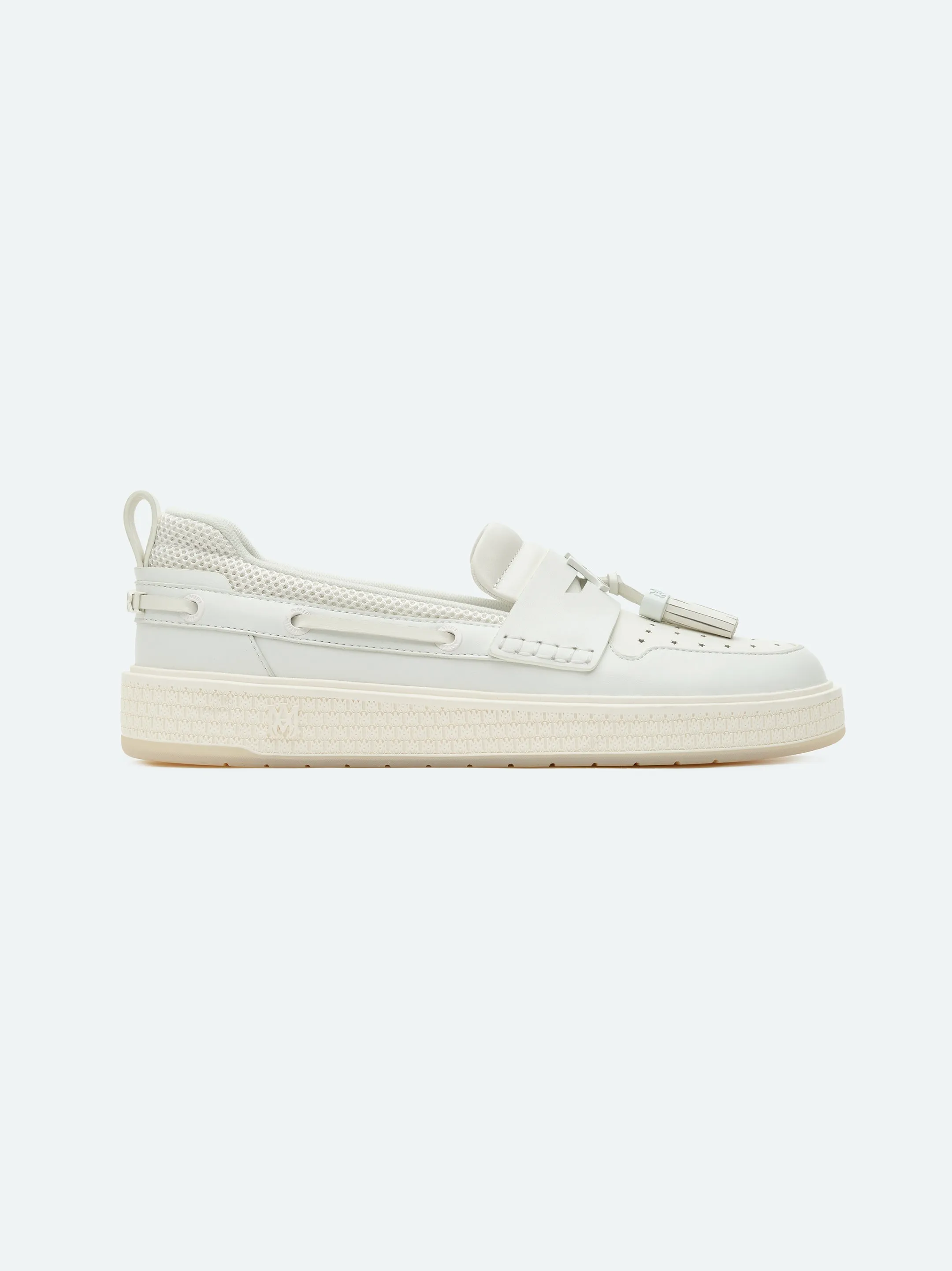 MA TASSLE HYBRID LOAFER - Alabaster sold by AMIRI