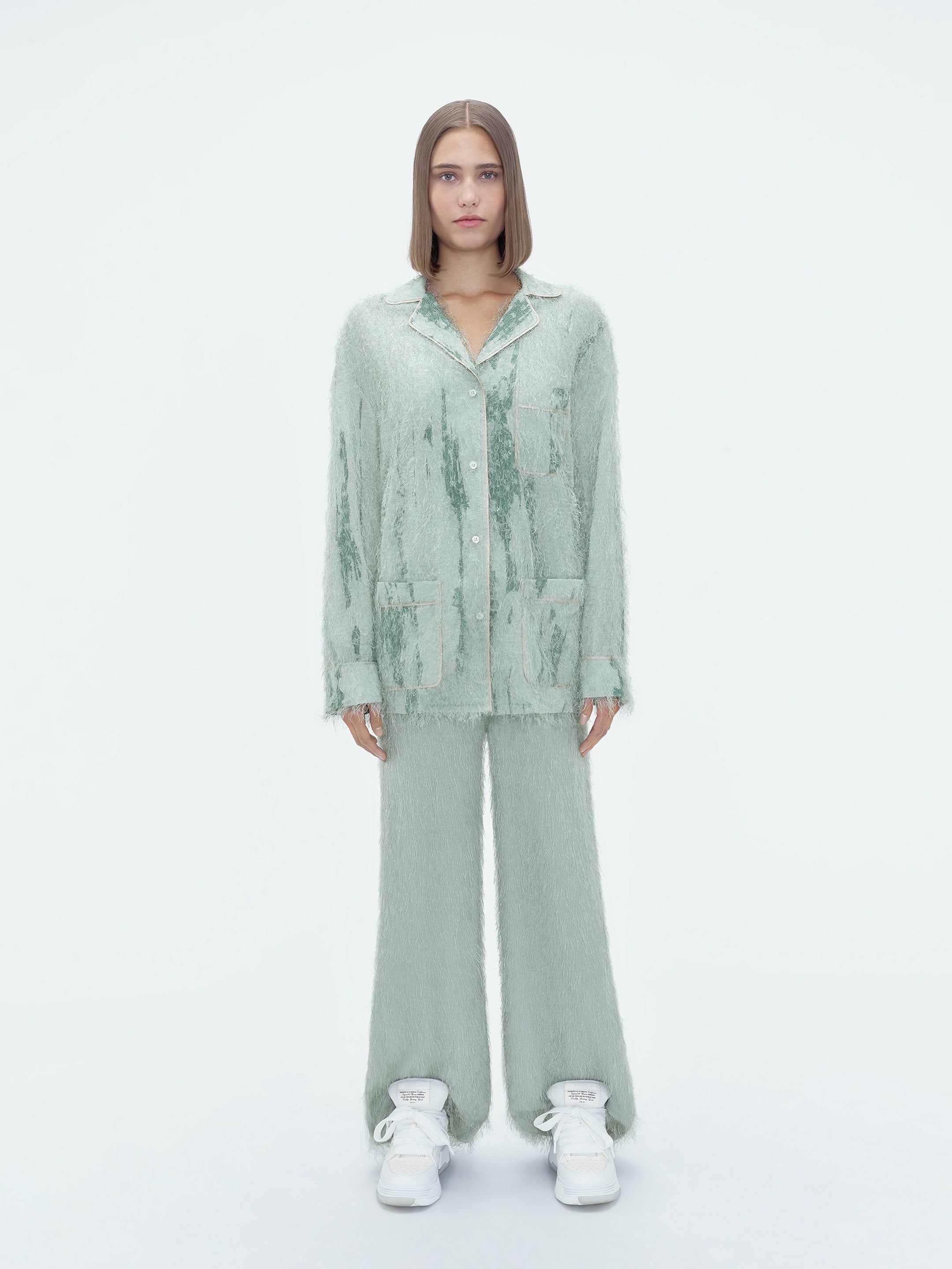 WOMEN - EYELASH PJ PANT - FROSTY GREEN sold by AMIRI product image thumbnail 2