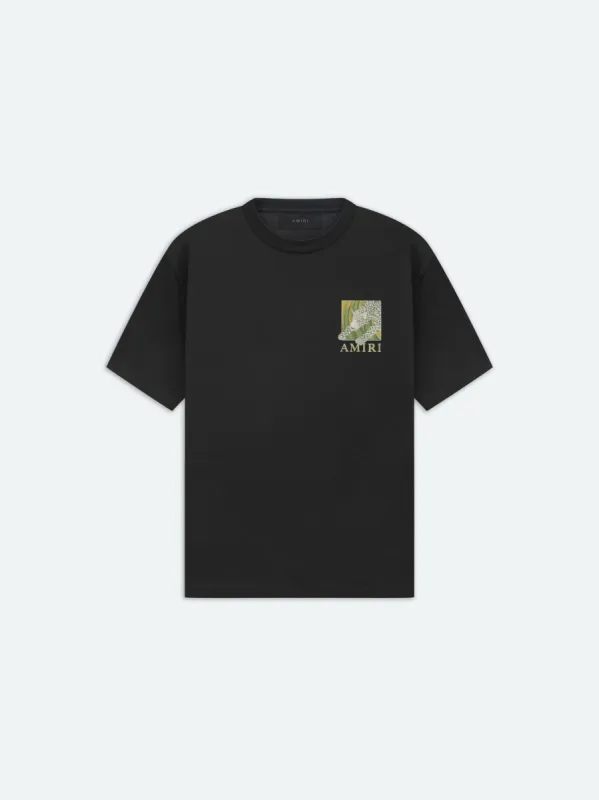 LEOPARD TEE - Black made by AMIRI