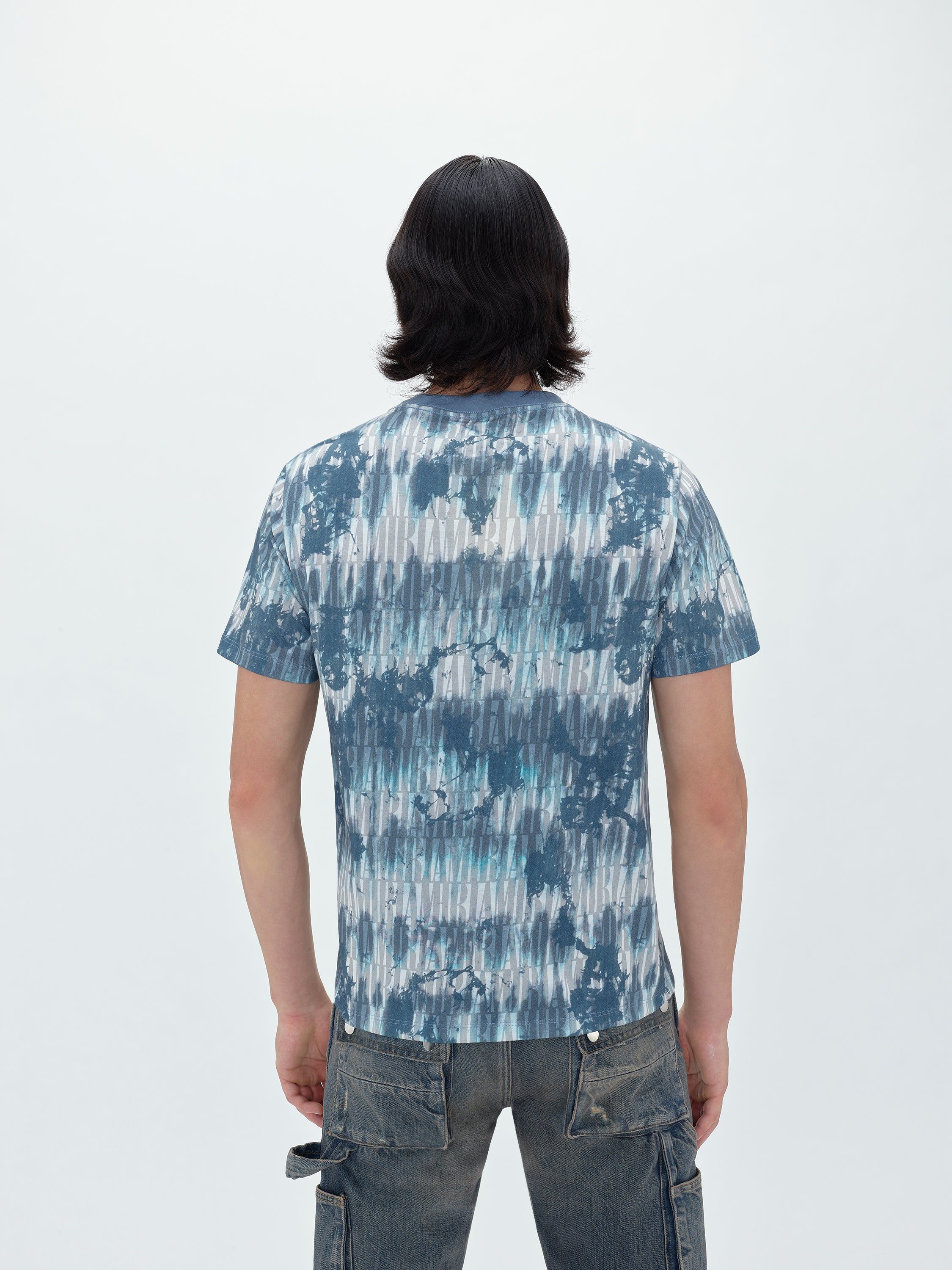 AMIRI TIE DYE TEE - BLUE sold by AMIRI product image thumbnail 4