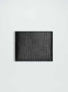 AMIRI JACQUARD BI FOLD WALLET - BLACK sold by AMIRI