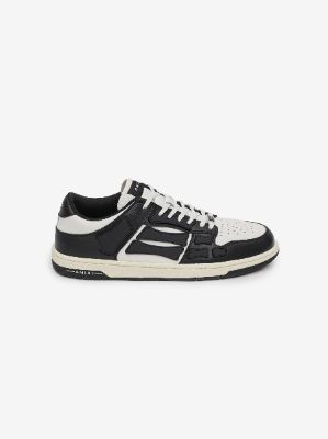 SKEL-TOP LOW - BLACK / WHITE sold by AMIRI