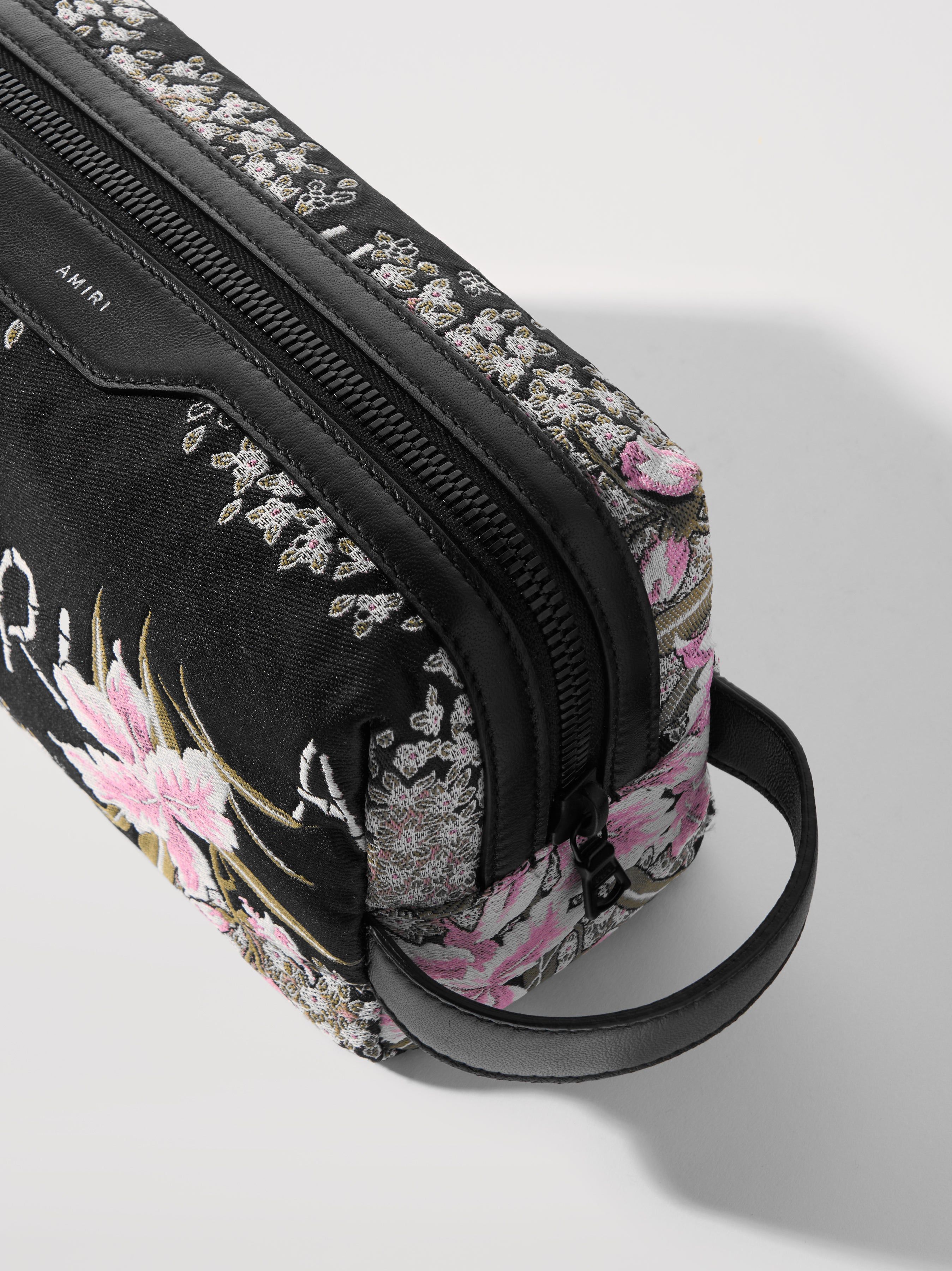 HIBISCUS JACQUARD DOPP KIT - BLACK sold by AMIRI product image thumbnail 4