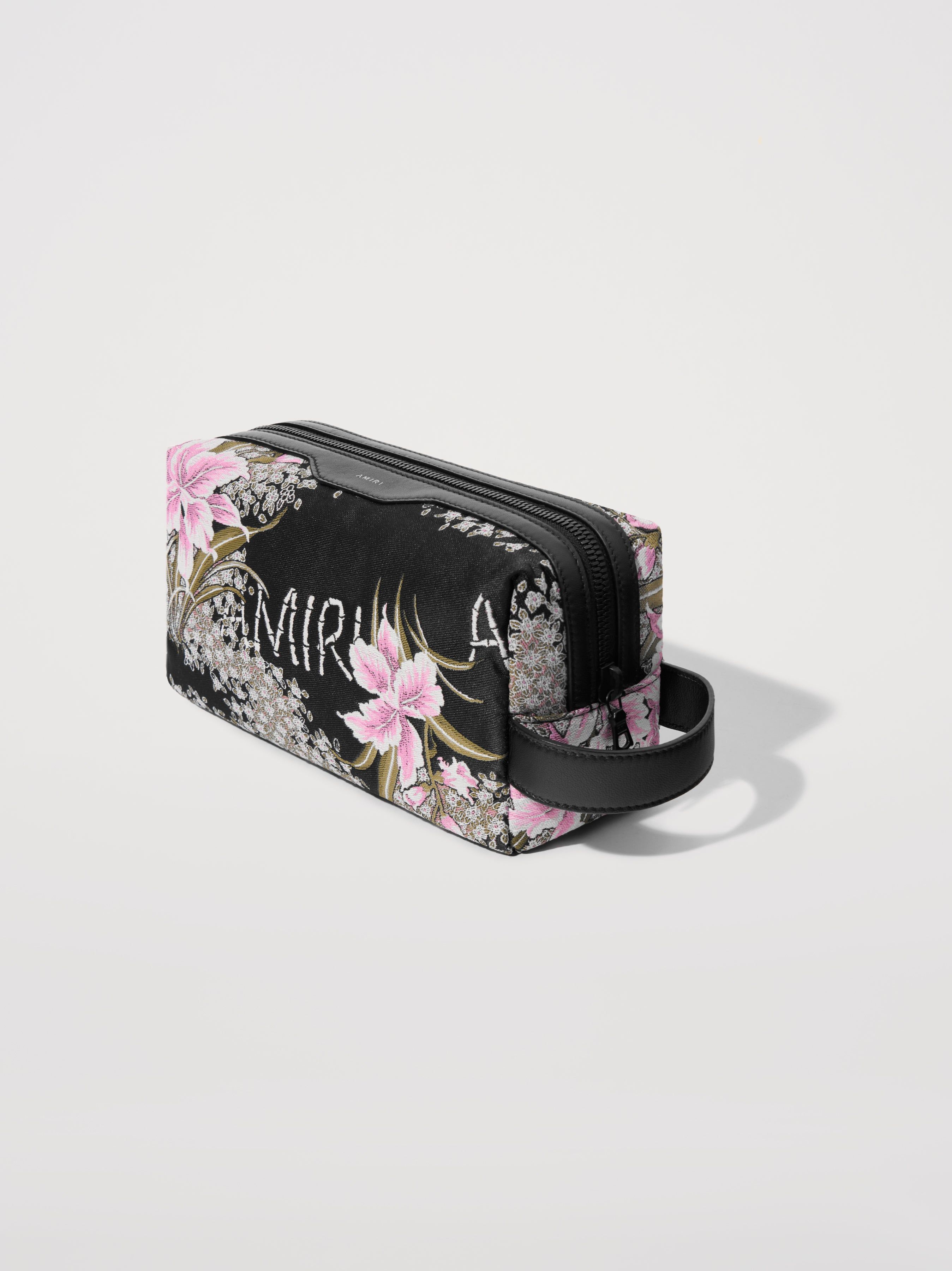 HIBISCUS JACQUARD DOPP KIT - BLACK sold by AMIRI product image thumbnail 3