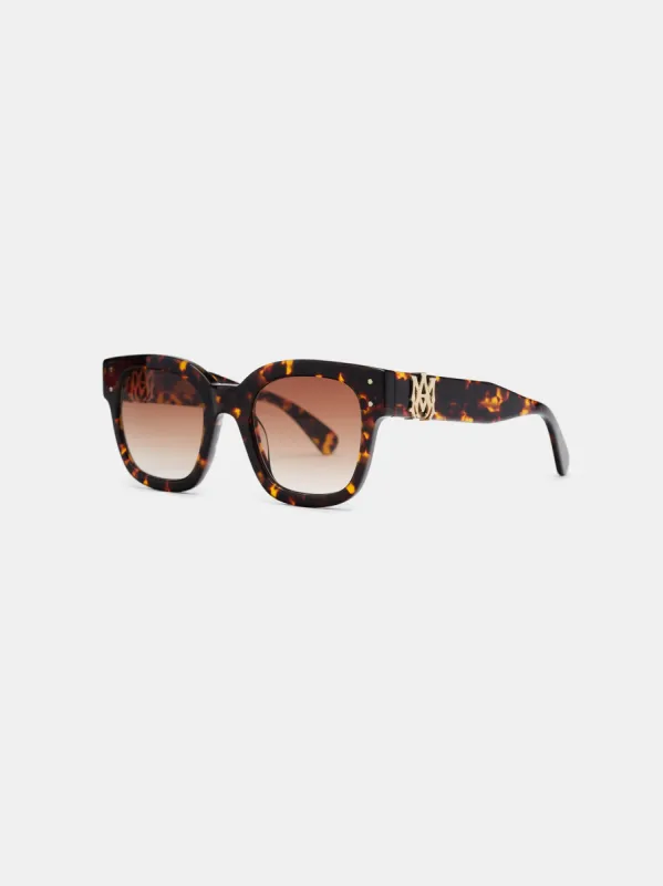 CLASSIC MA SUNGLASSES - Tortoise Shell sold by AMIRI
