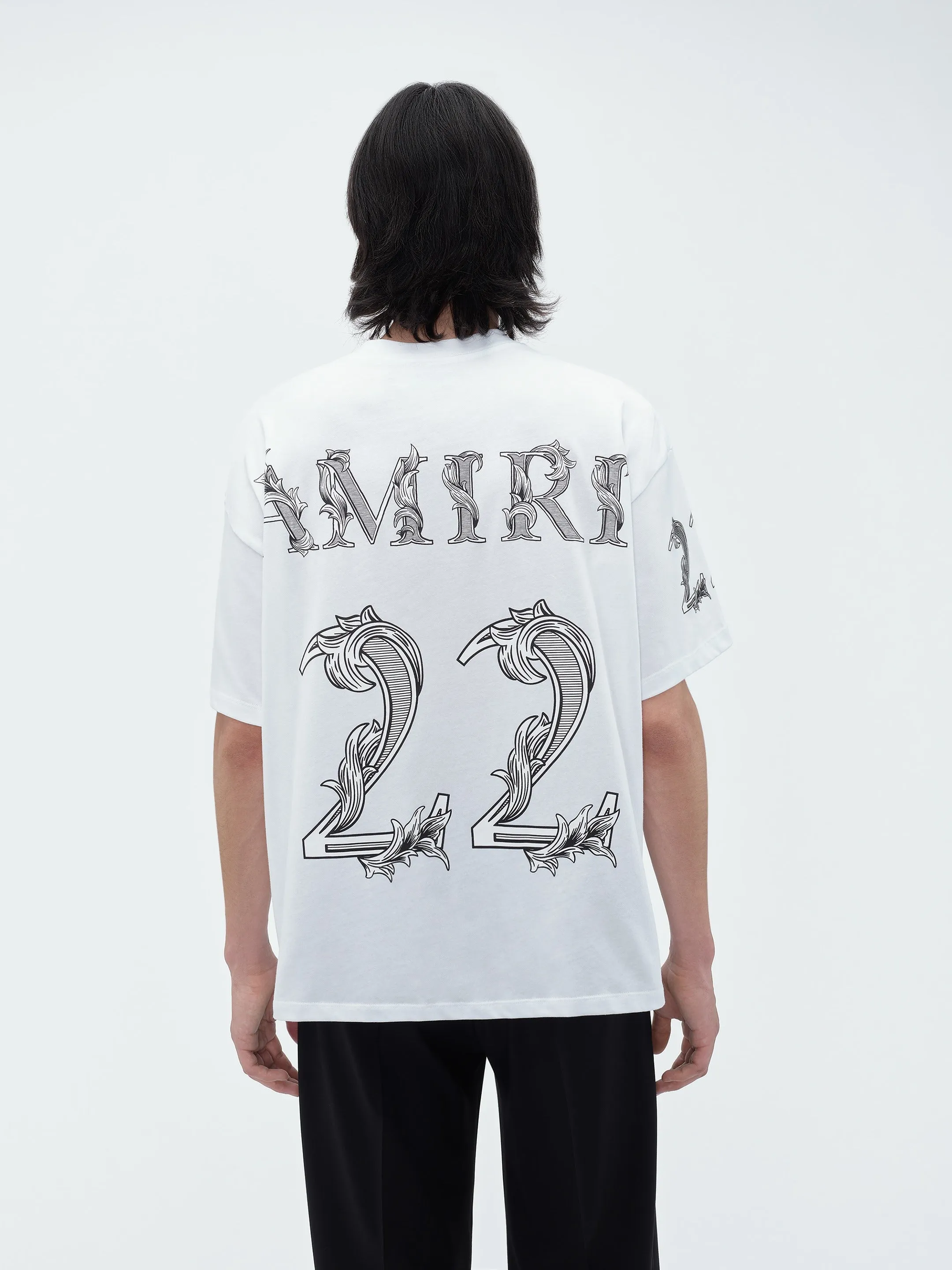 OVERSIZED AMIRI 22 TEE - White | Parallel