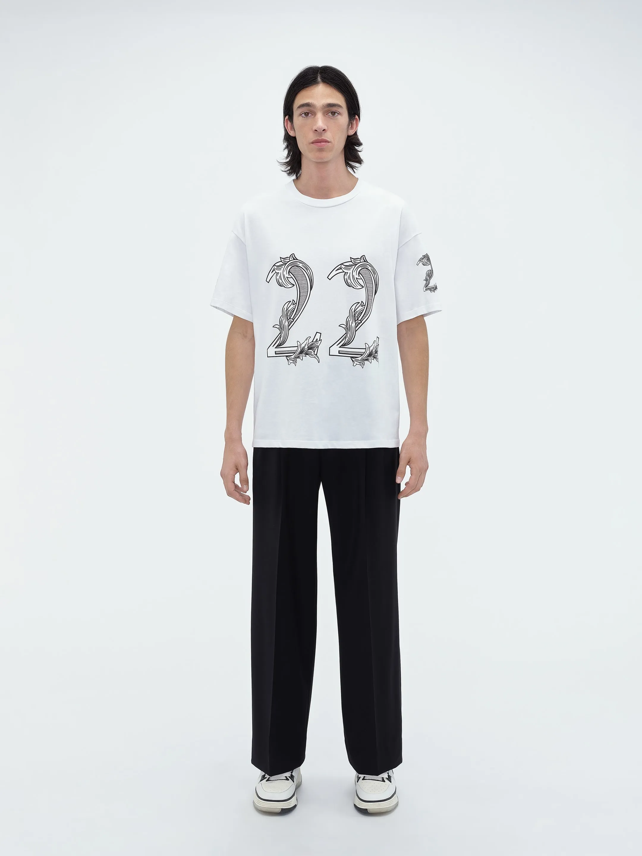 OVERSIZED AMIRI 22 TEE - White sold by AMIRI product image thumbnail 2