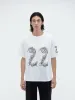 OVERSIZED AMIRI 22 TEE - White sold by AMIRI