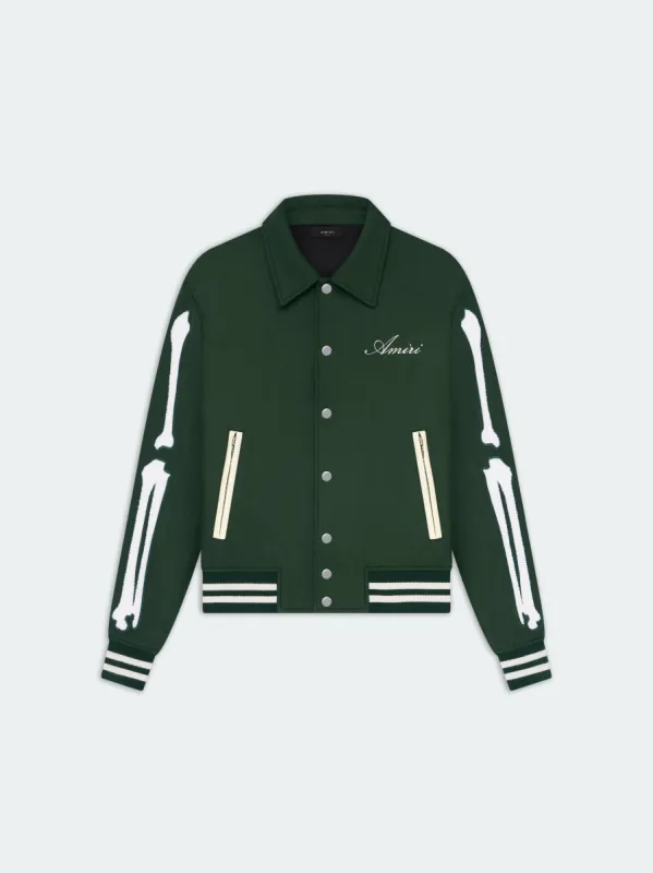 BONES JACKET - Rain Forest sold by AMIRI