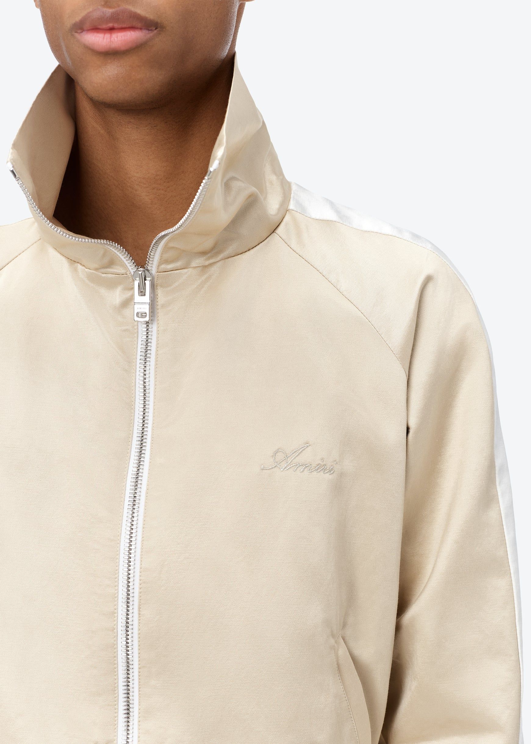 ZIP TRACK JACKET - CHAMPAGNE / WHITE sold by AMIRI product image thumbnail 5