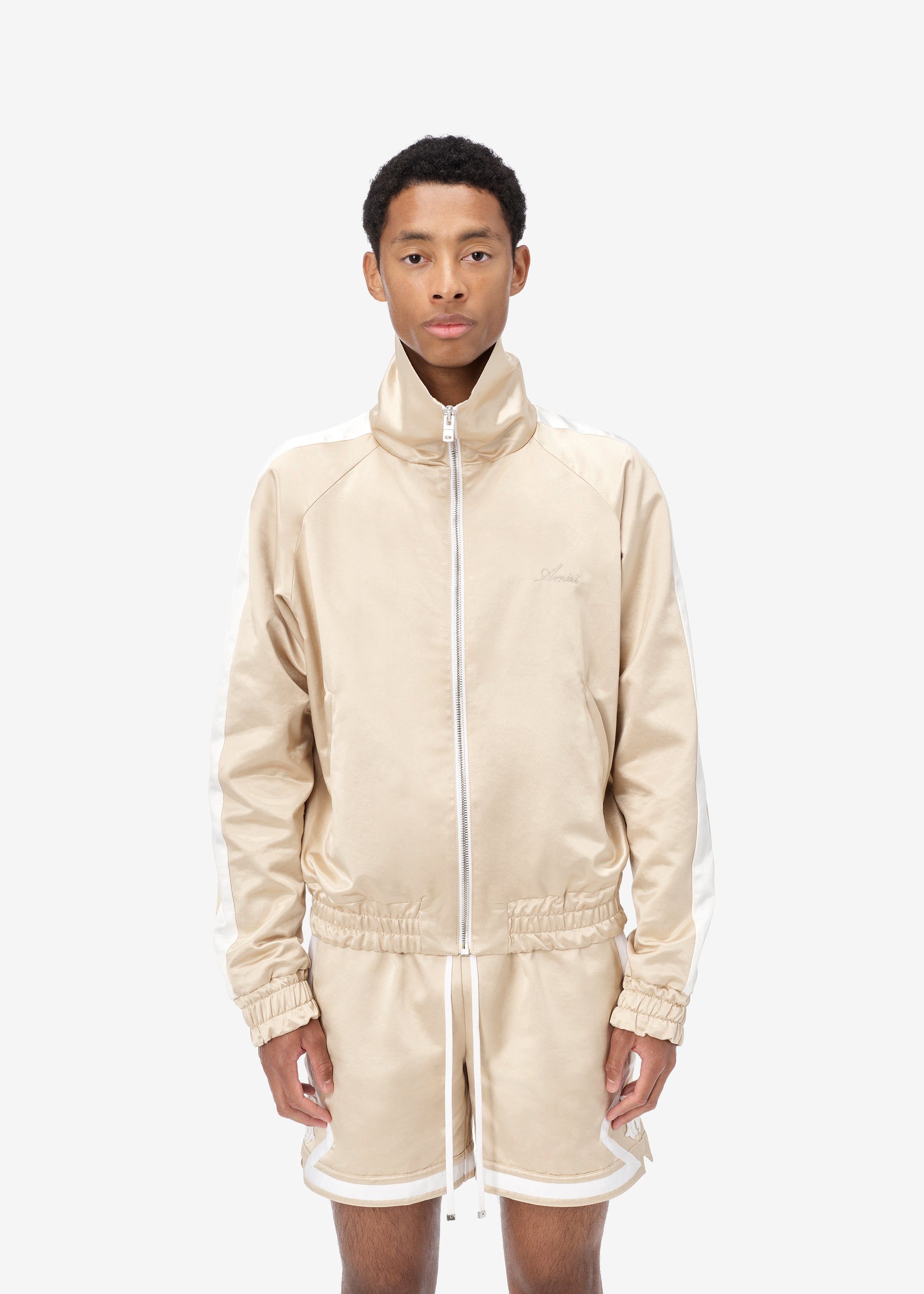 ZIP TRACK JACKET - CHAMPAGNE / WHITE sold by AMIRI product image thumbnail 2