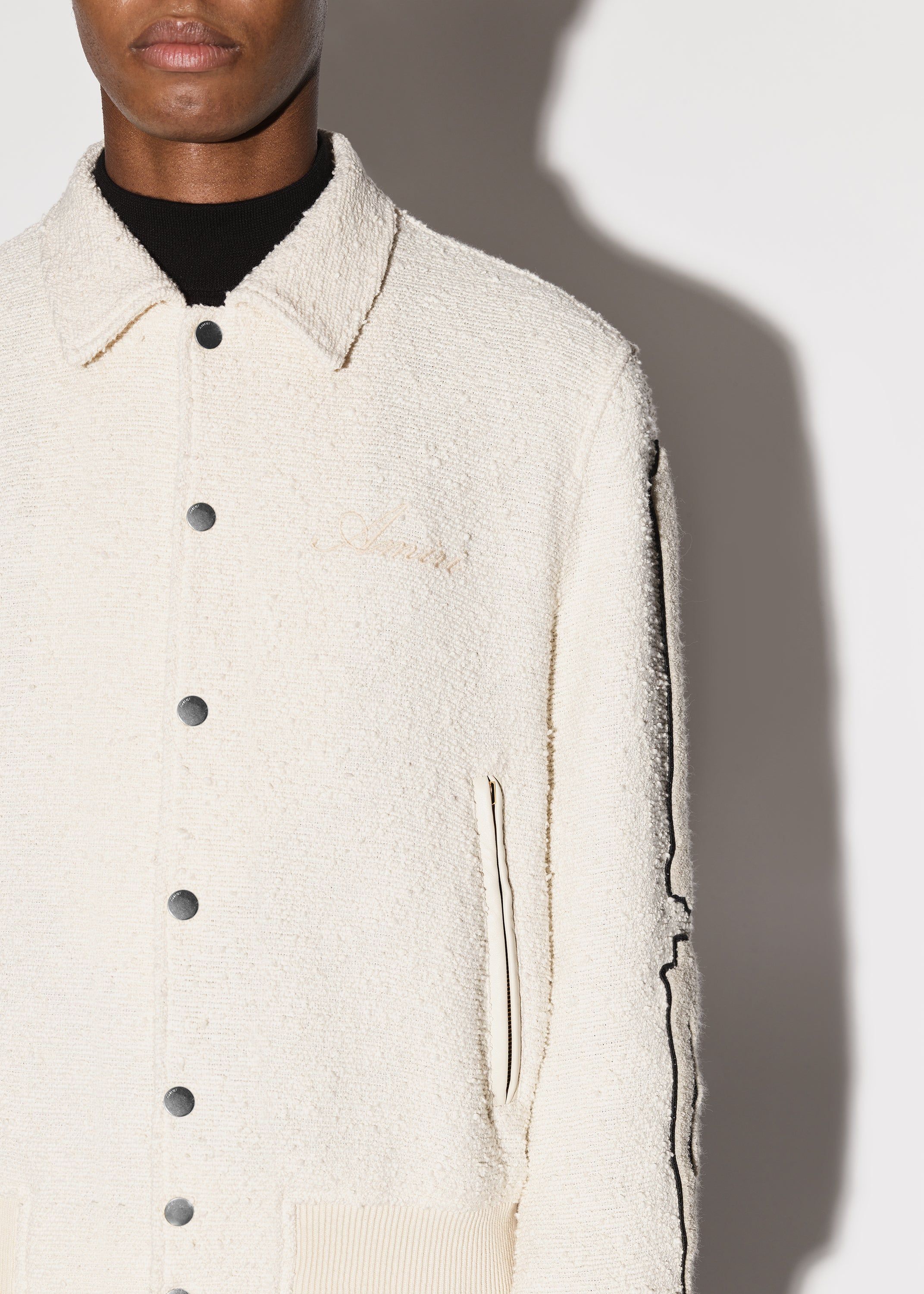 BONES VARSITY JACKET - ALABASTER sold by AMIRI product image thumbnail 5