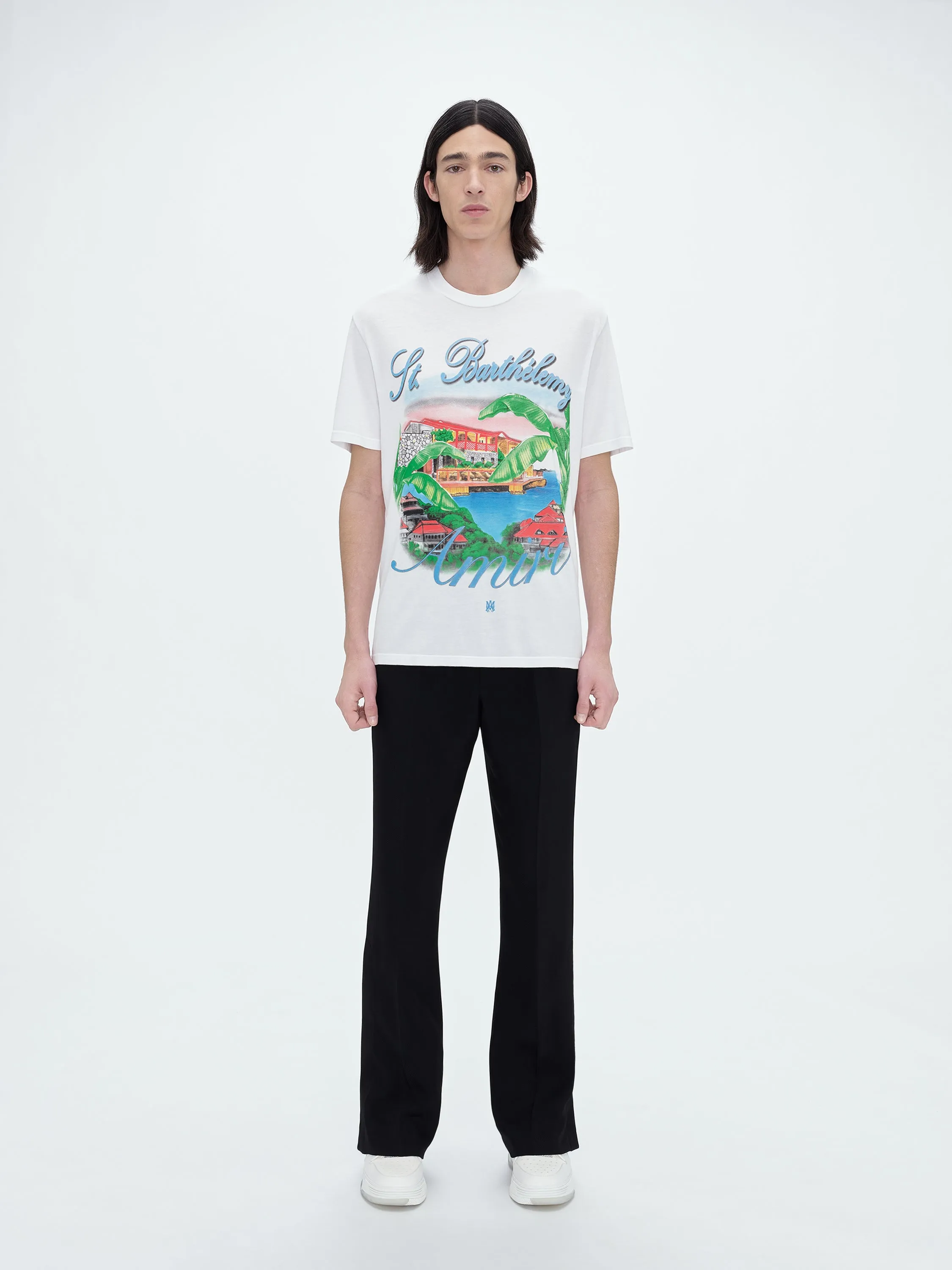 EDEN ROCK AIRBRUSH TEE - WHITE sold by AMIRI product image thumbnail 2