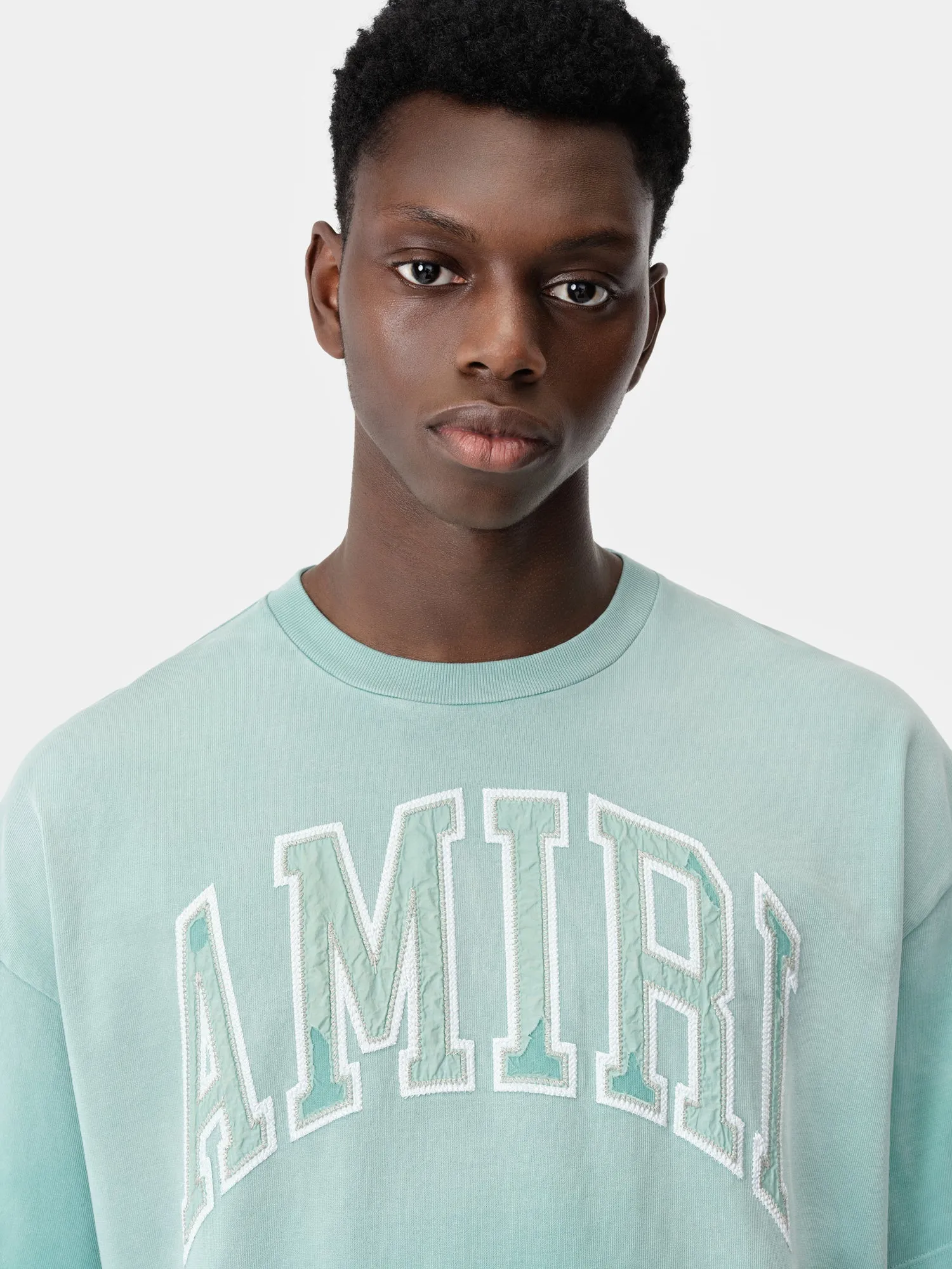 AMIRI VINTAGE OVERSIZED TEE - Sea Blue sold by AMIRI product image thumbnail 4