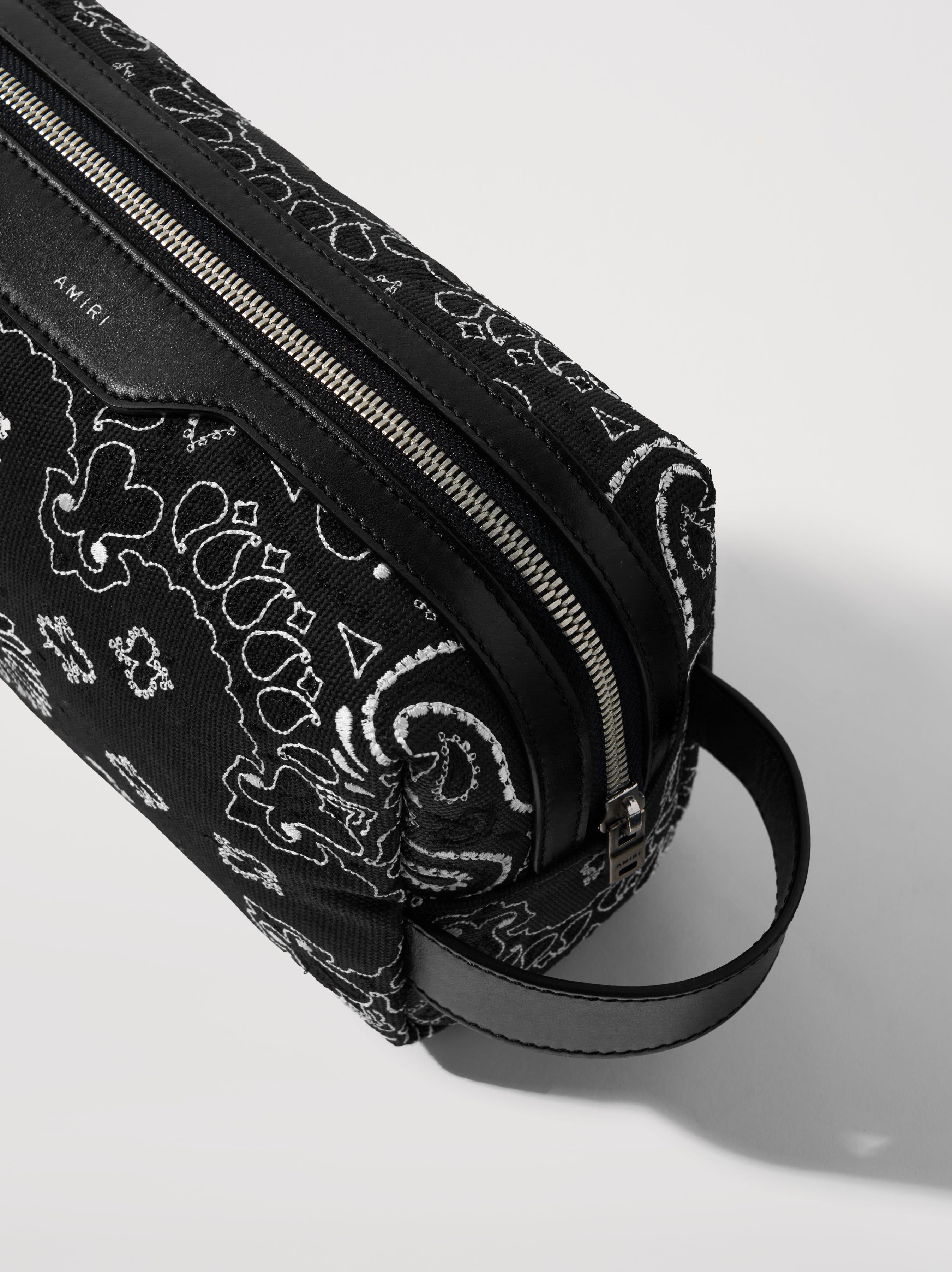 CANVAS BANDANA DOPP KIT CASE - BLACK sold by AMIRI product image thumbnail 4