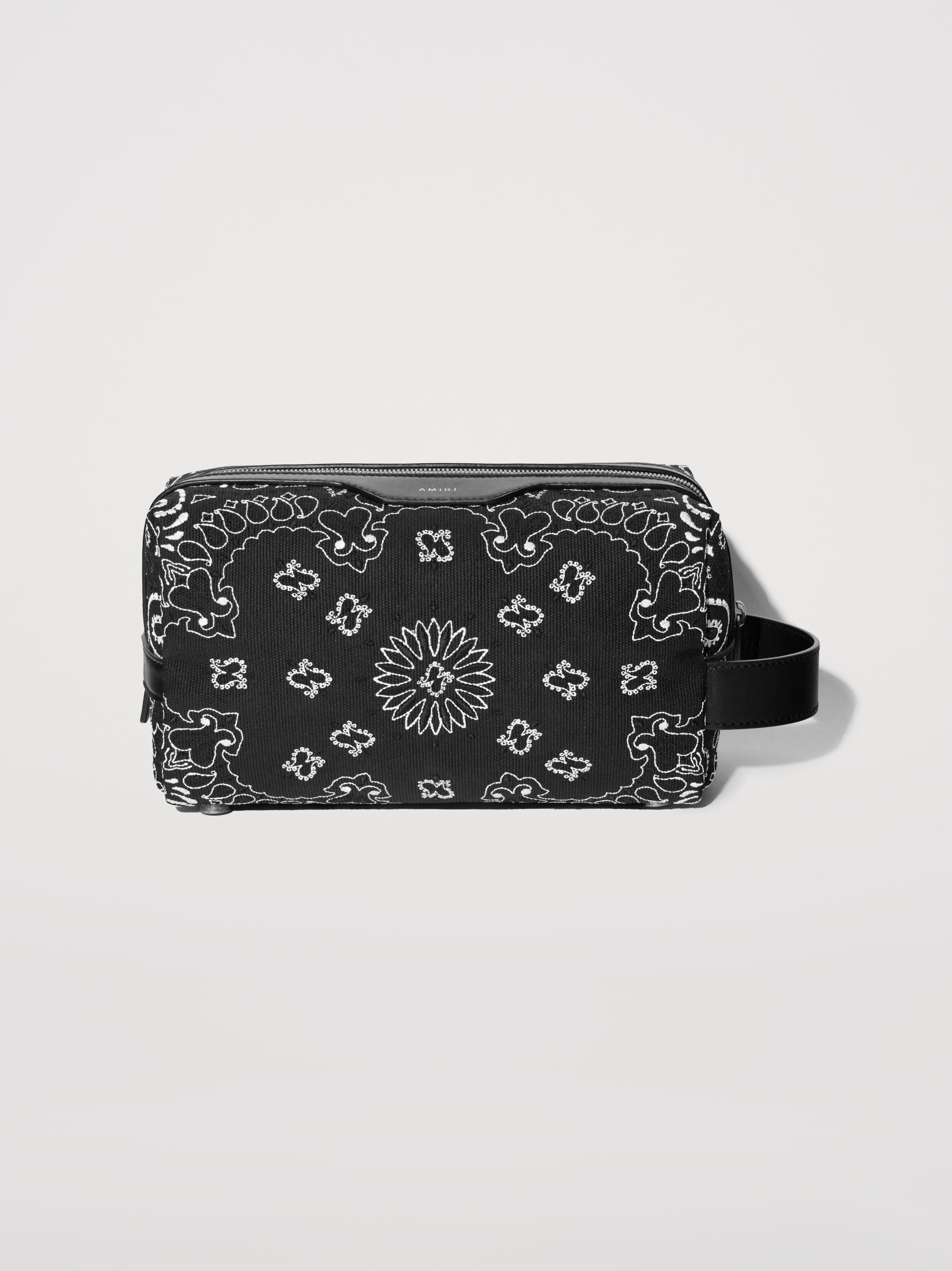 CANVAS BANDANA DOPP KIT CASE - BLACK sold by AMIRI
