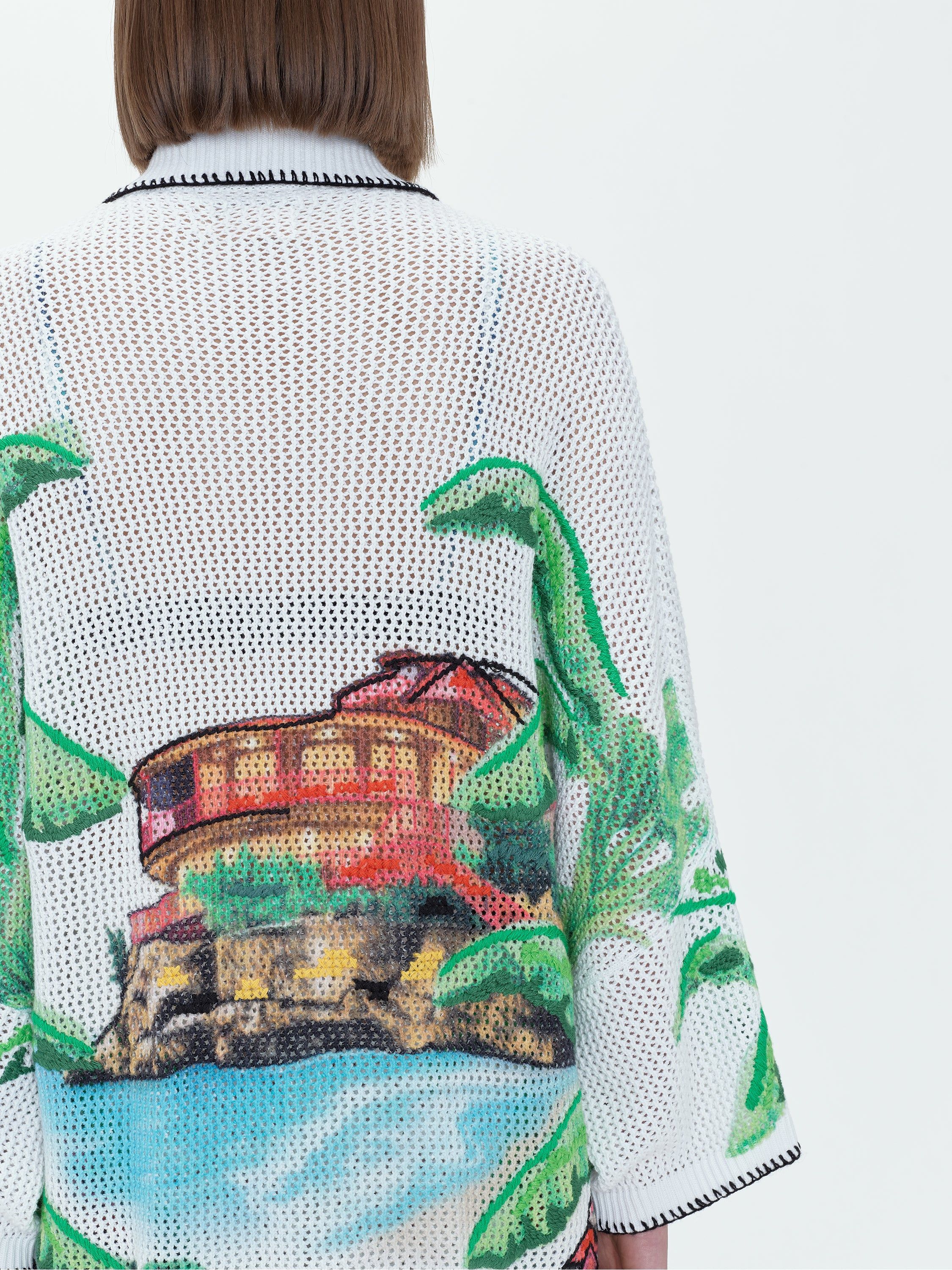 WOMEN - EDEN ROCK CROCHET SHIRT - MULTI sold by AMIRI product image thumbnail 8