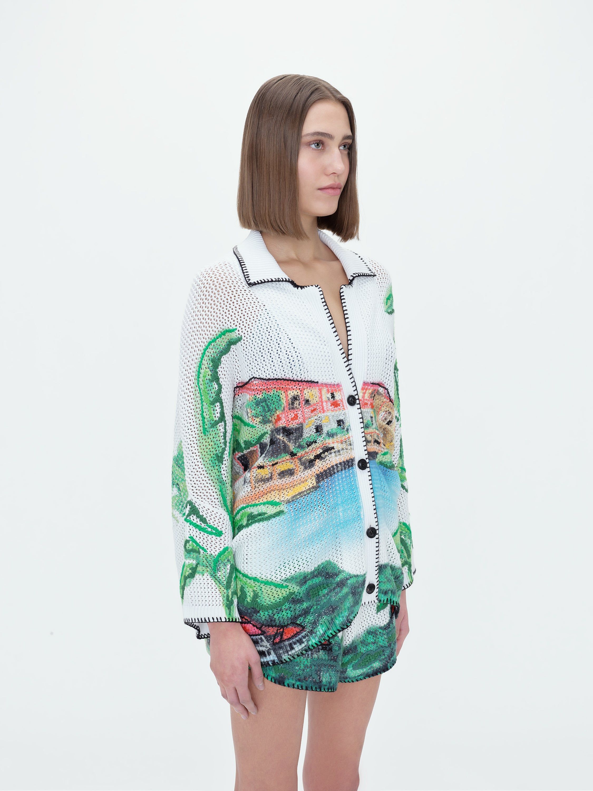 WOMEN - EDEN ROCK CROCHET SHIRT - MULTI sold by AMIRI product image thumbnail 5