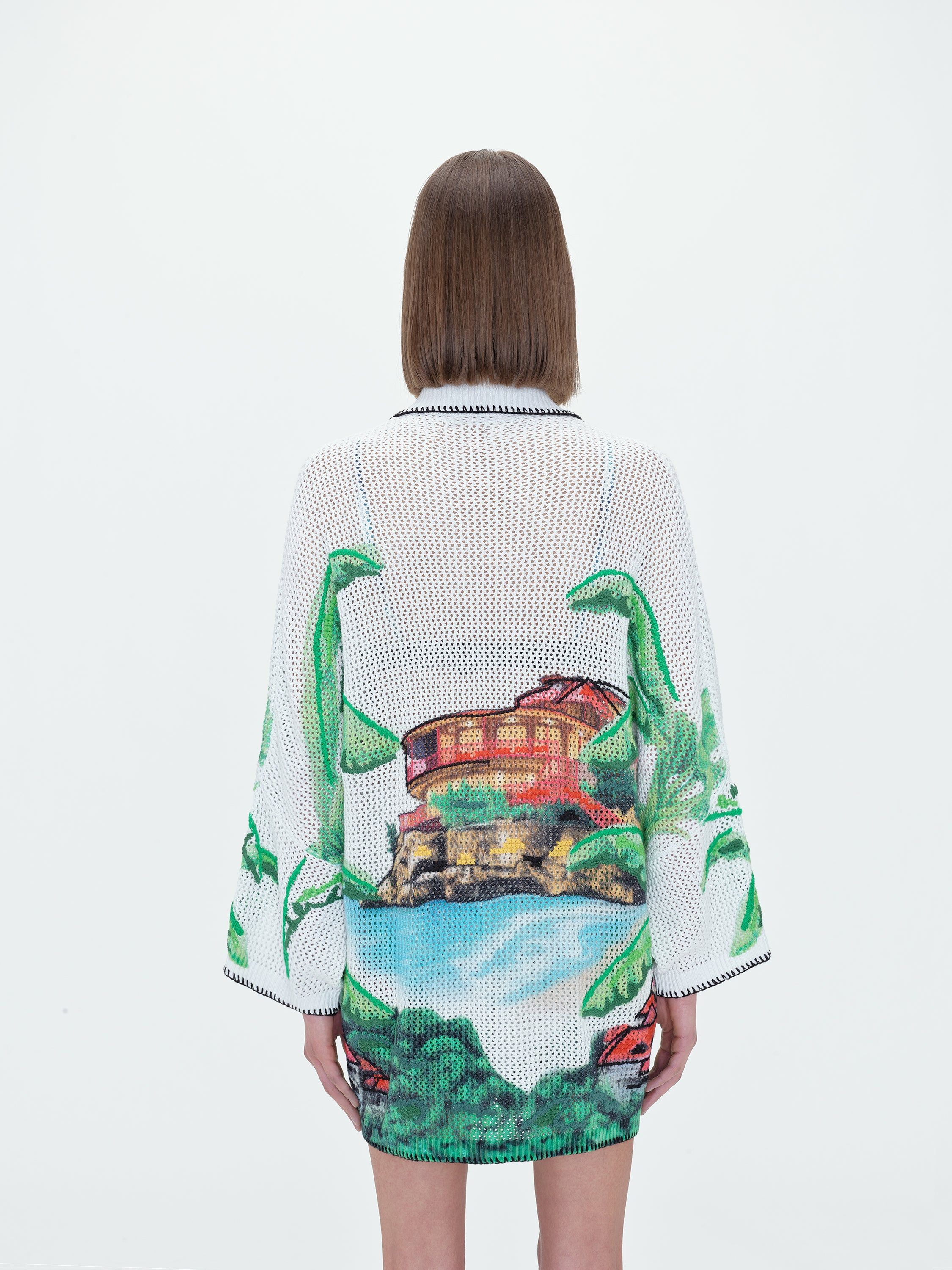 WOMEN - EDEN ROCK CROCHET SHIRT - MULTI sold by AMIRI product image thumbnail 6