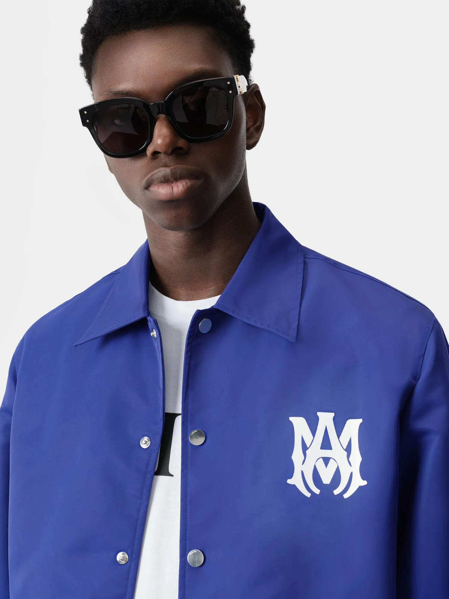 MA COACH JACKET - Blue sold by AMIRI product image thumbnail 4