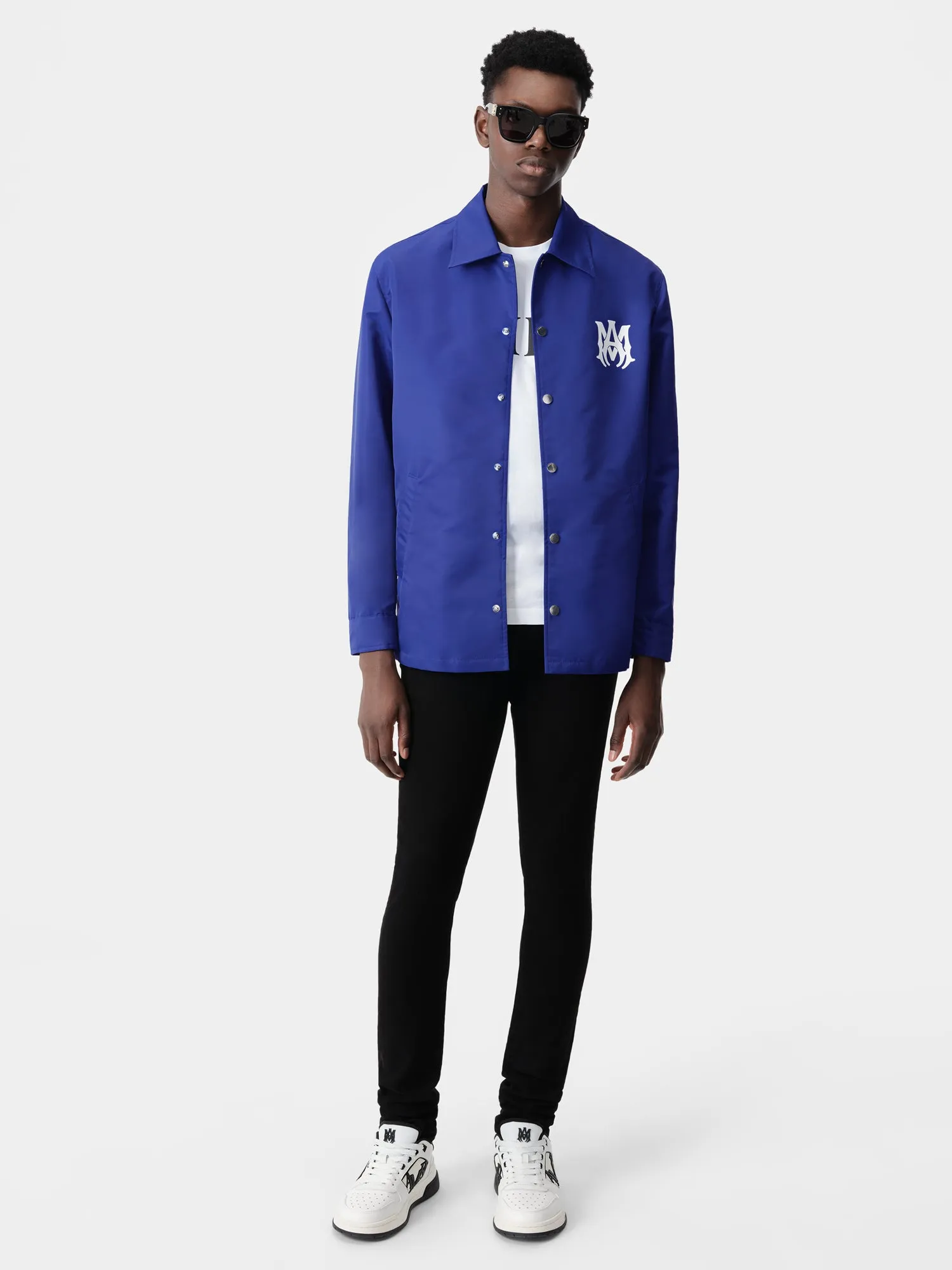 MA COACH JACKET - Blue sold by AMIRI