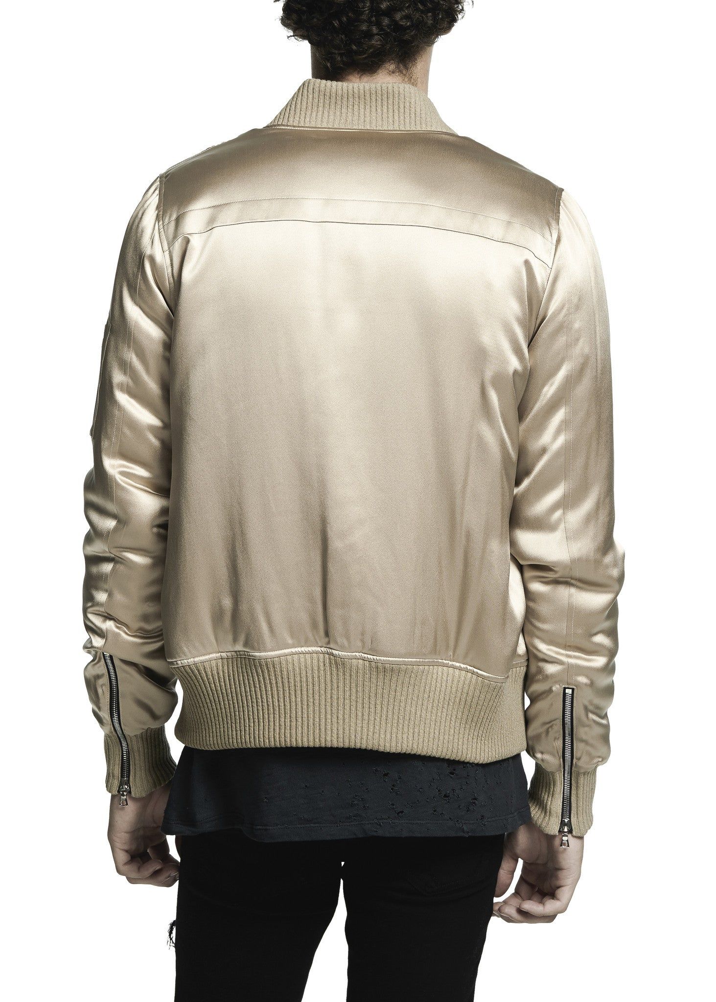 Silk Bomber Jacket Desert sold by AMIRI product image thumbnail 4