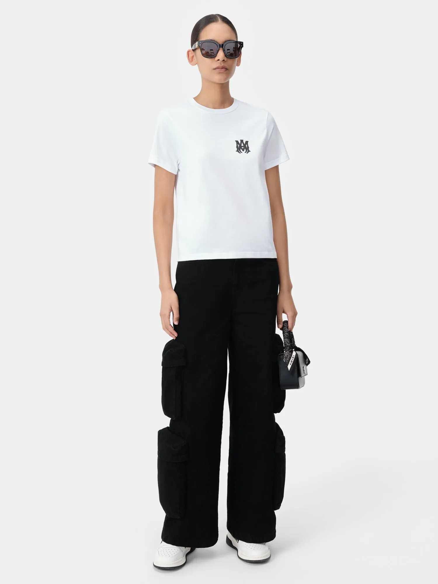 WOMEN - WOMEN'S MA CORE LOGO TEE - White sold by AMIRI