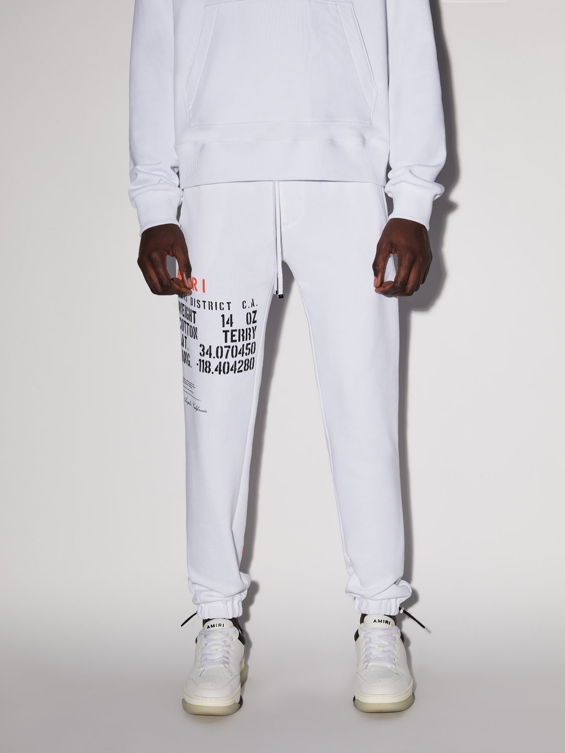 MILITARY STENCIL SWEATPANT - WHITE sold by AMIRI product image thumbnail 2