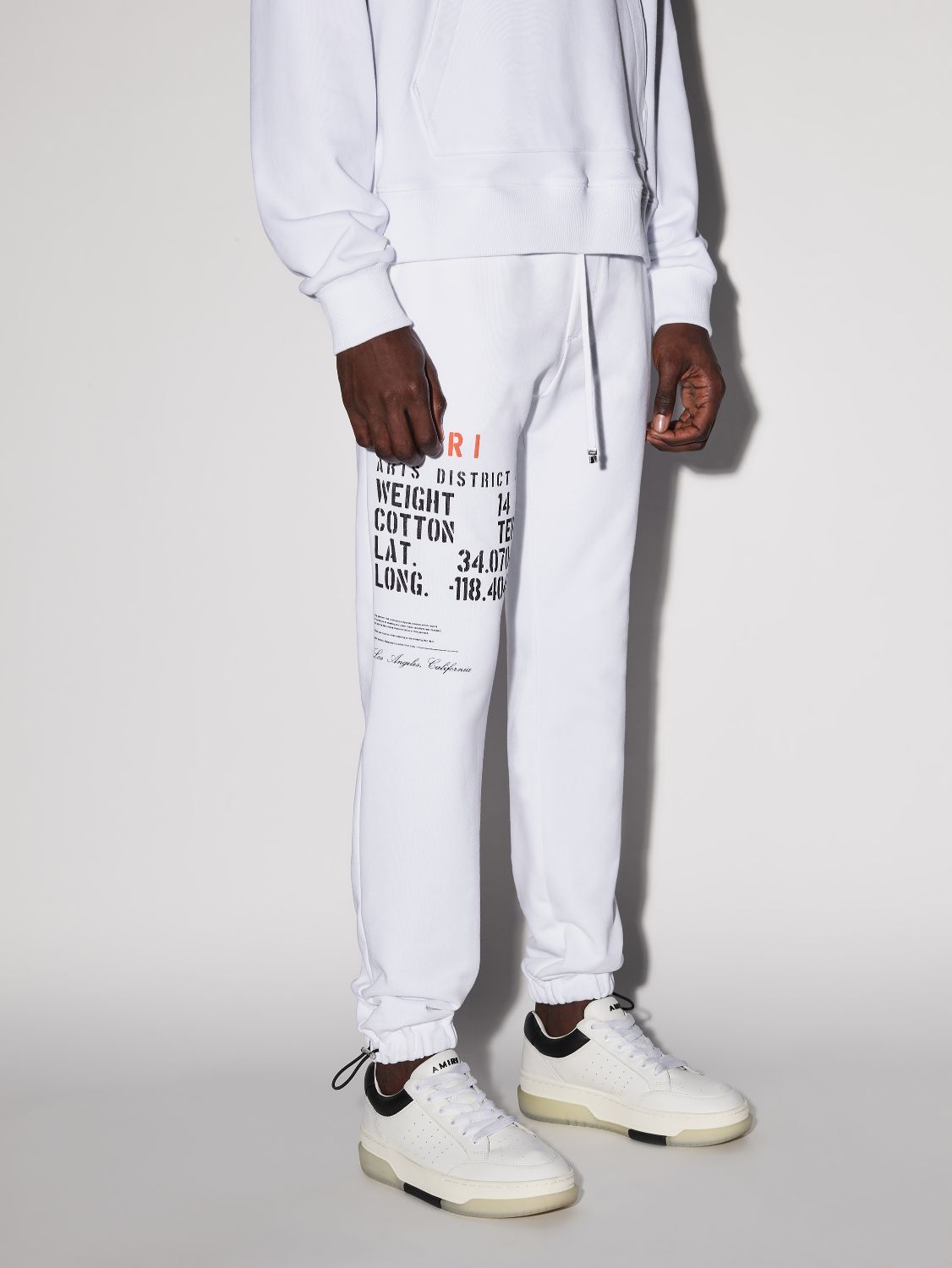 MILITARY STENCIL SWEATPANT - WHITE sold by AMIRI product image thumbnail 3