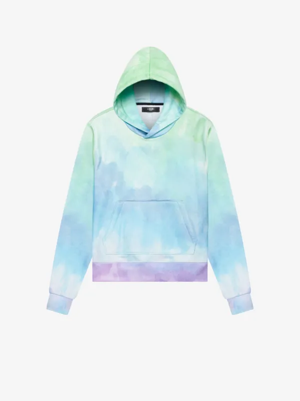 Watercolor Print Hoodie - Multi-Color sold by AMIRI