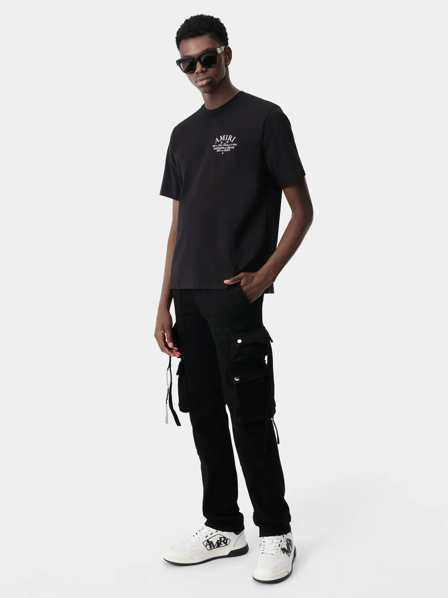 AMIRI ARTS DISTRICT TEE - Black sold by AMIRI