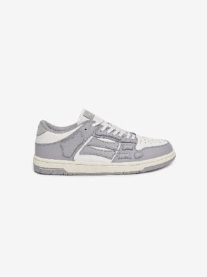 SKEL-TOP LOW - GREY / WHITE sold by AMIRI