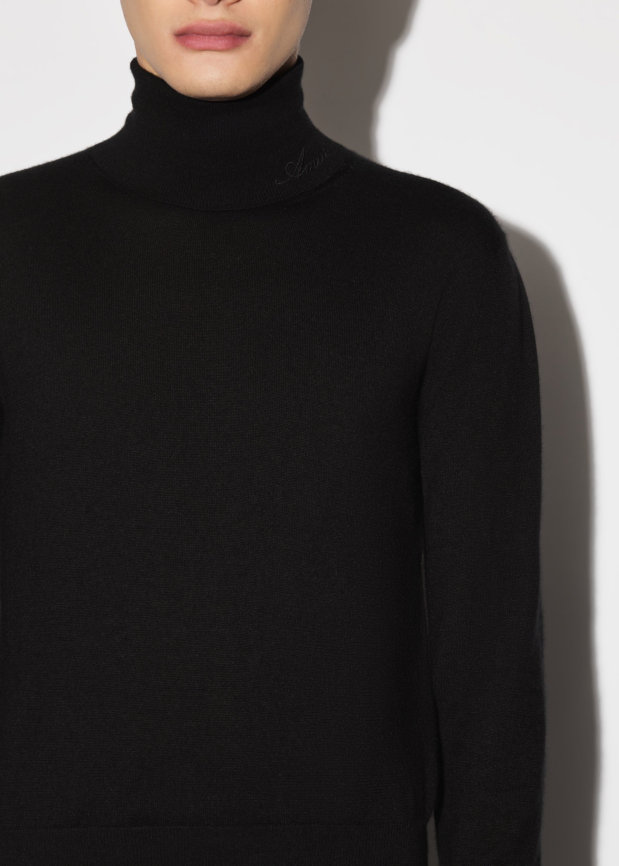 SOLID TURTLENECK - BLACK sold by AMIRI product image thumbnail 5