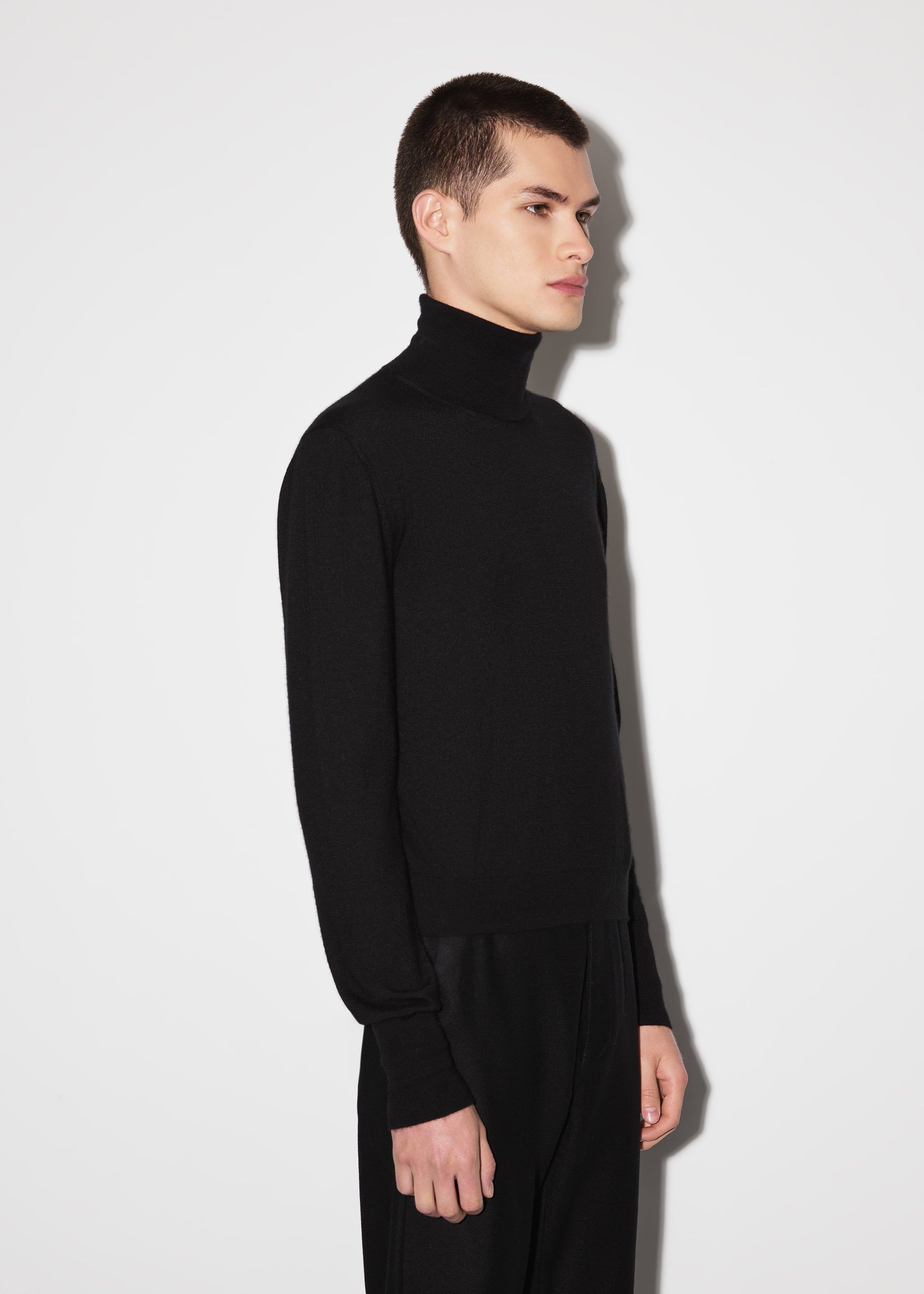 SOLID TURTLENECK - BLACK sold by AMIRI product image thumbnail 3