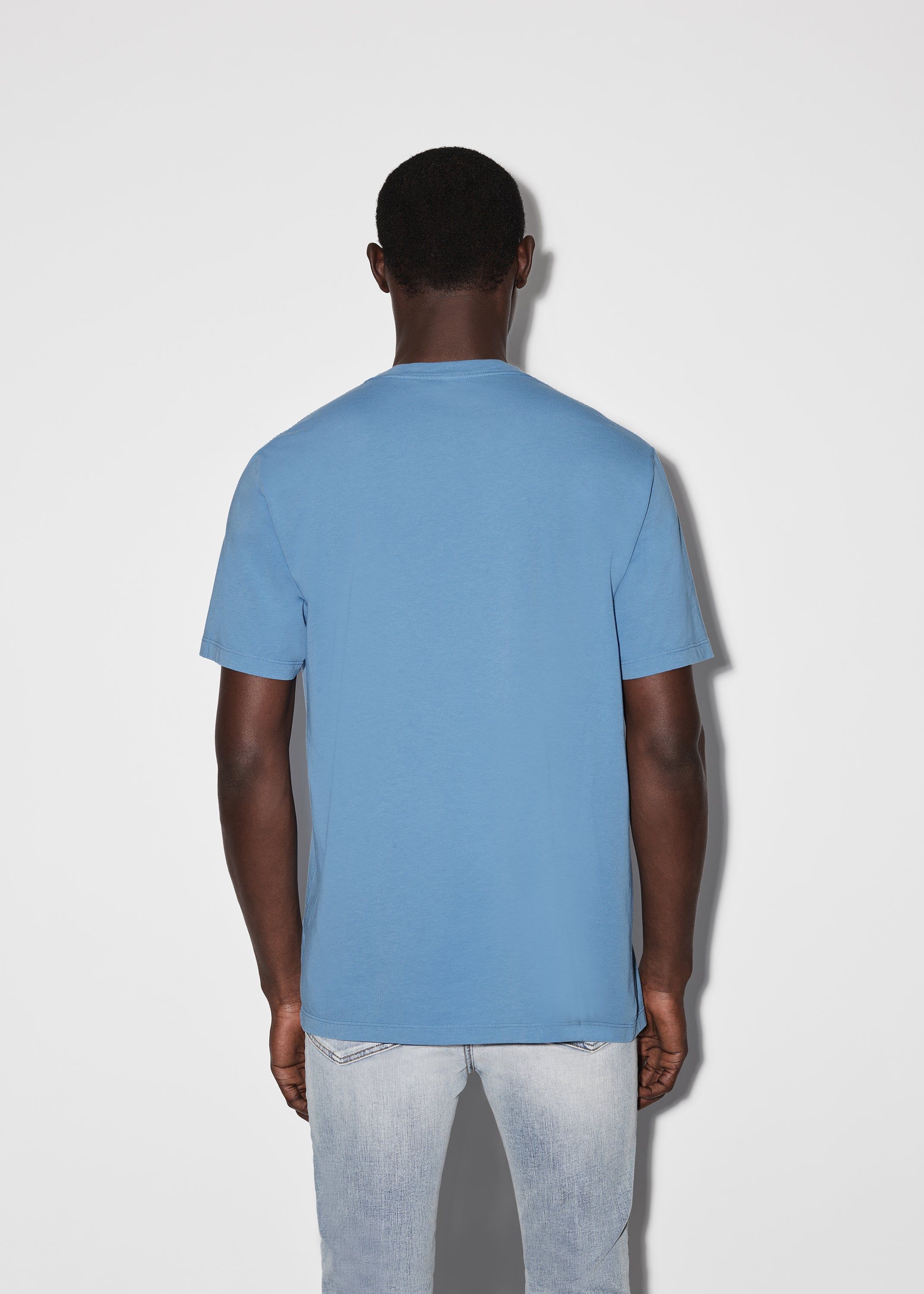 OPEN STITCH TIE-DYE CREW - BLUE sold by AMIRI product image thumbnail 2