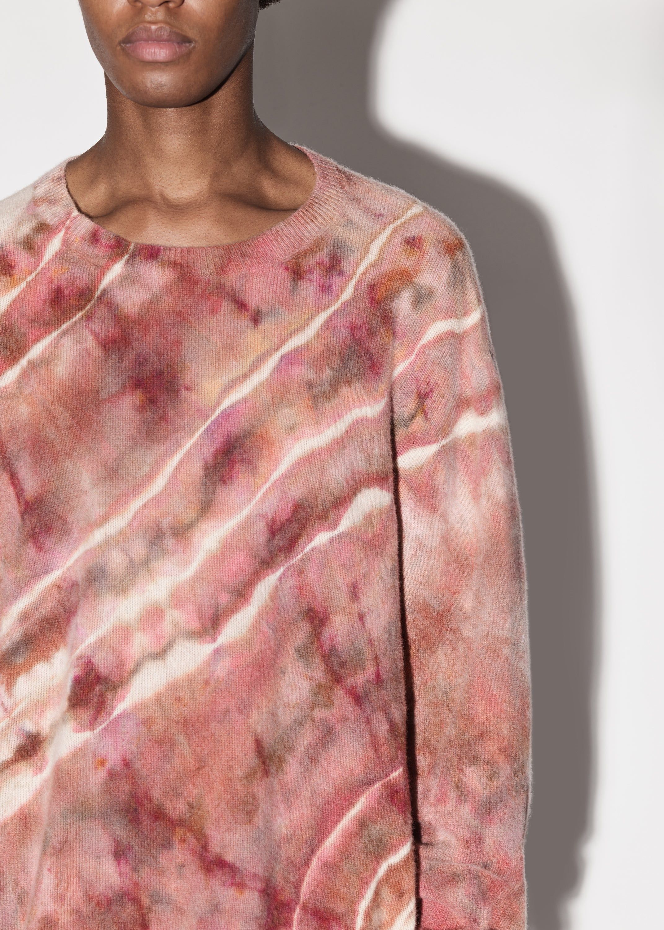 M.A. TIE-DYE CASHMERE CREW - CLAY sold by AMIRI product image thumbnail 5