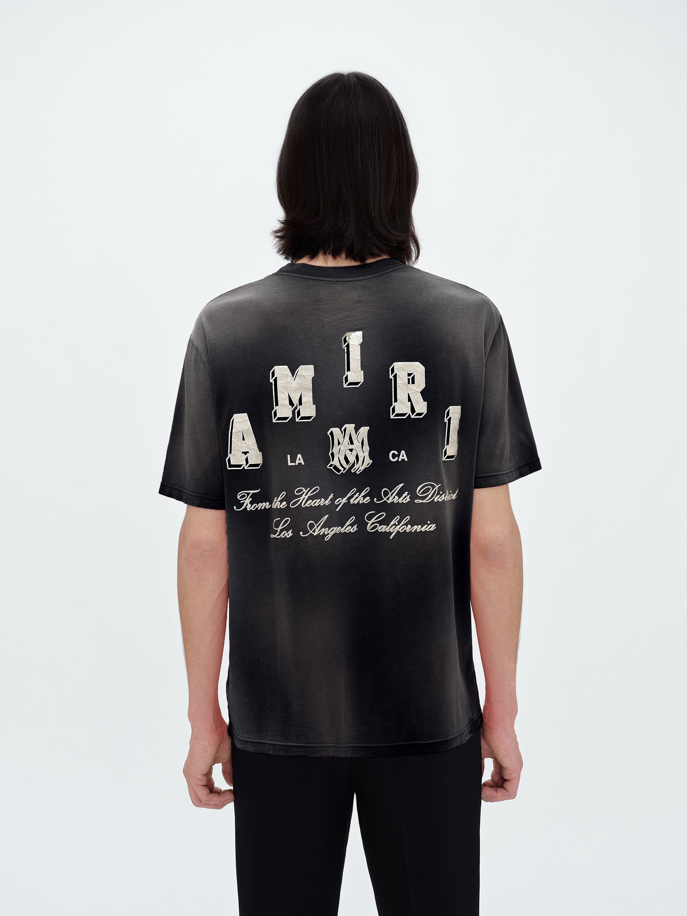 VINTAGE COLLEGIATE TEE - BLACK sold by AMIRI product image thumbnail 4