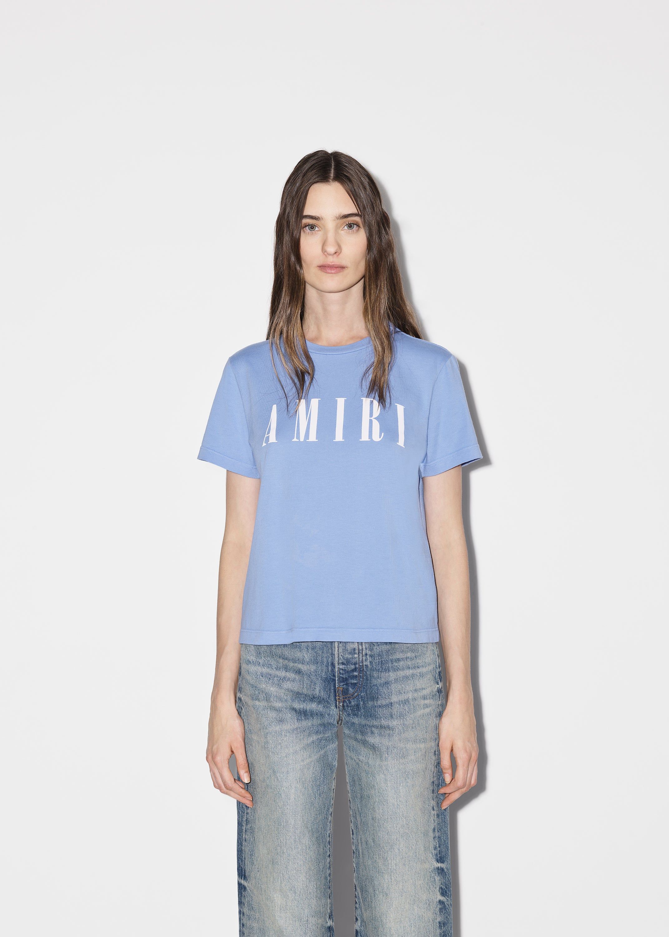 WOMEN - SLIM TEE - CAROLINA BLUE sold by AMIRI product image thumbnail 3