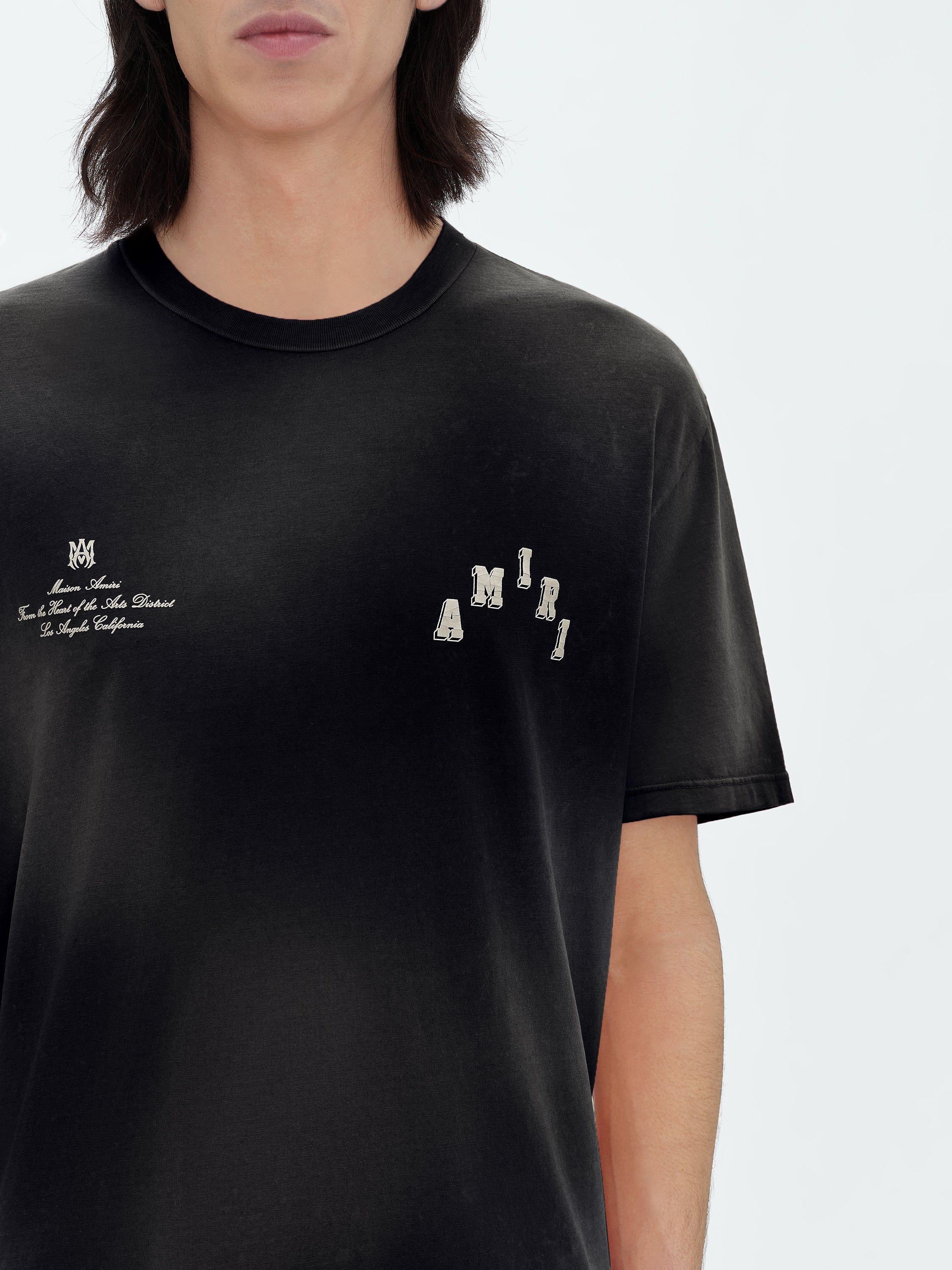 VINTAGE COLLEGIATE TEE - BLACK sold by AMIRI product image thumbnail 5