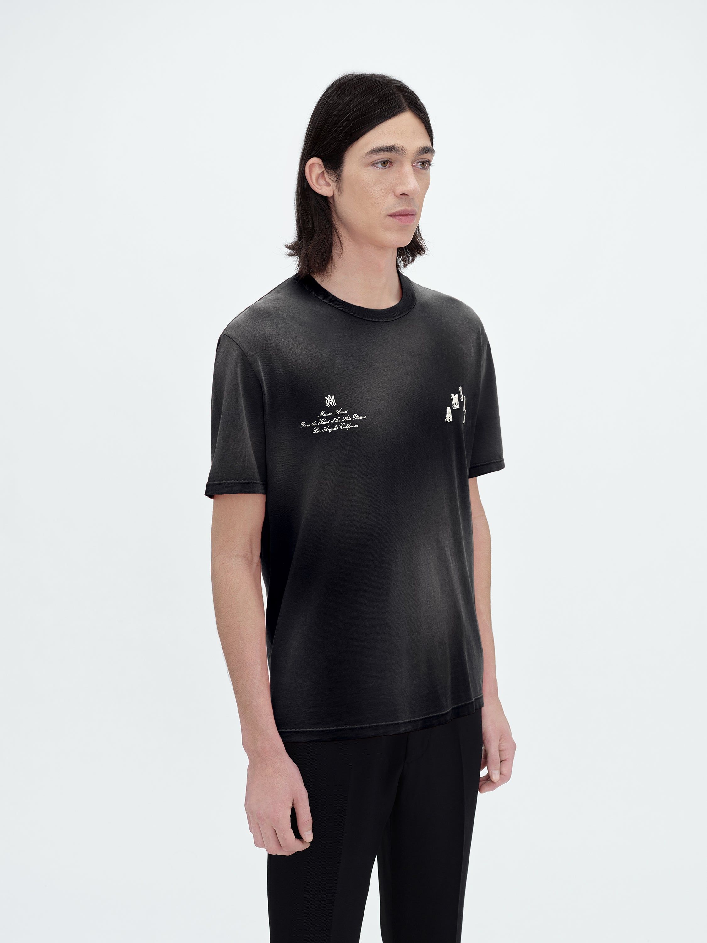 VINTAGE COLLEGIATE TEE - BLACK sold by AMIRI product image thumbnail 3