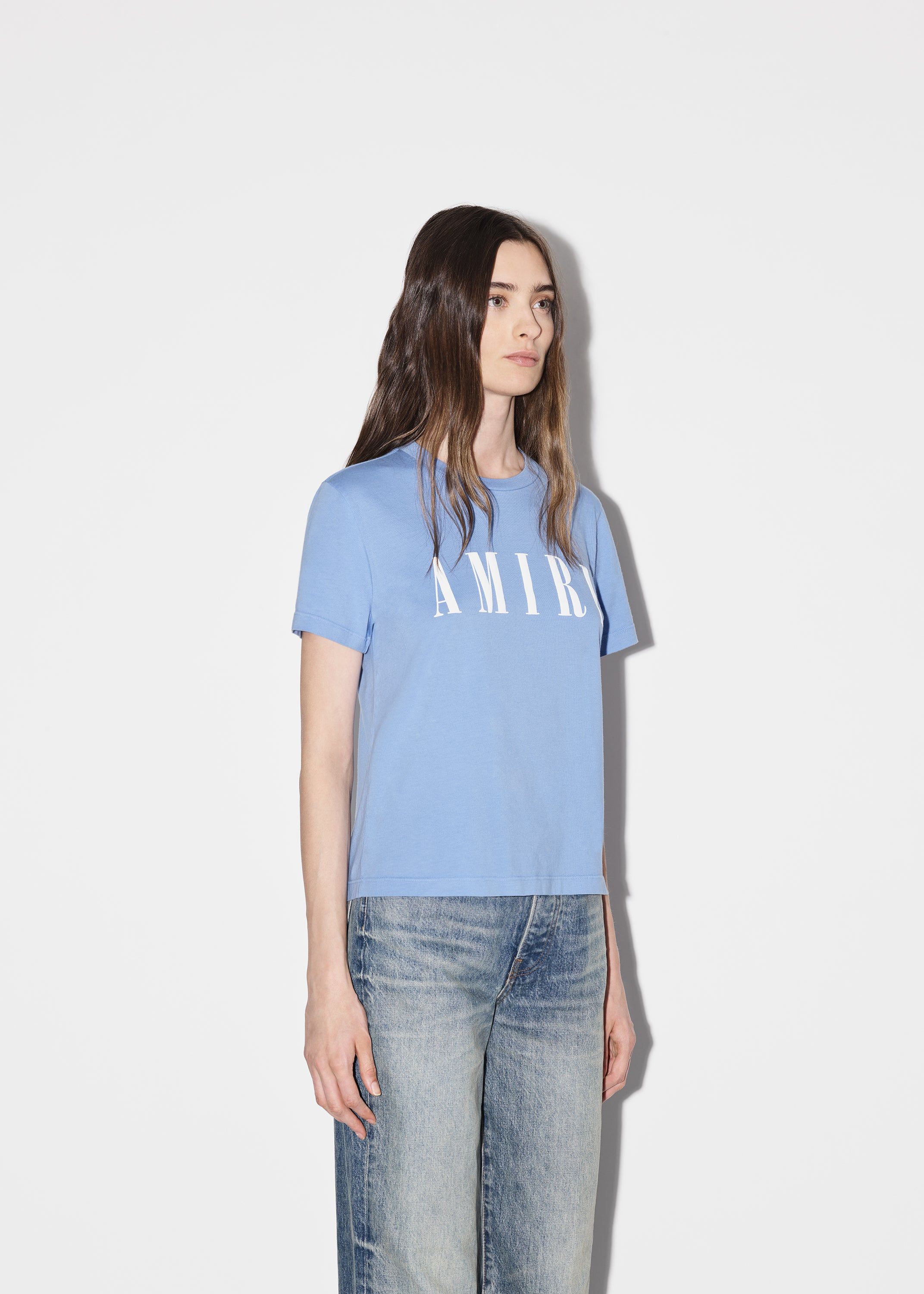 WOMEN - SLIM TEE - CAROLINA BLUE sold by AMIRI product image thumbnail 4