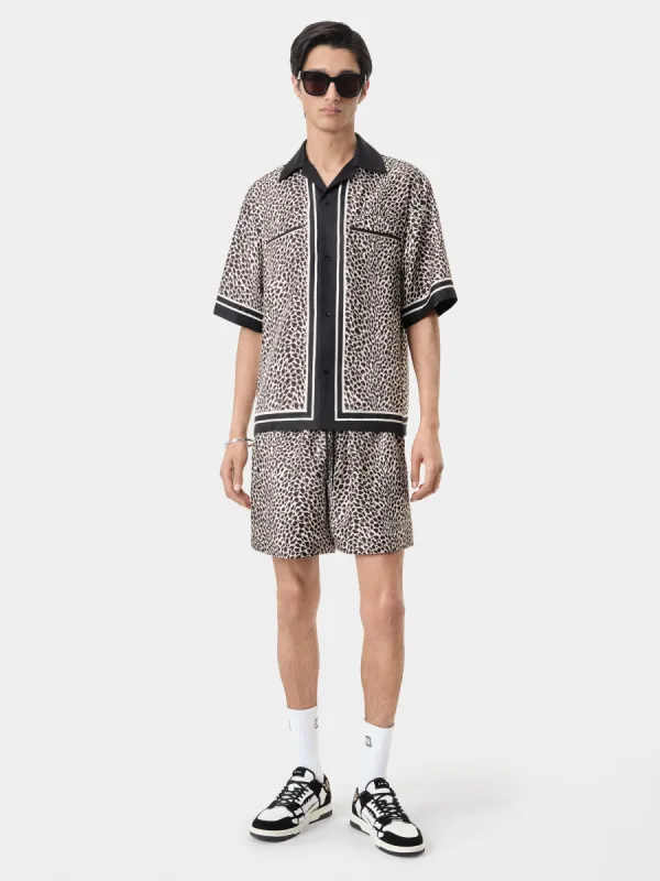 MA LEOPARD SHORT - Black Birch made by AMIRI