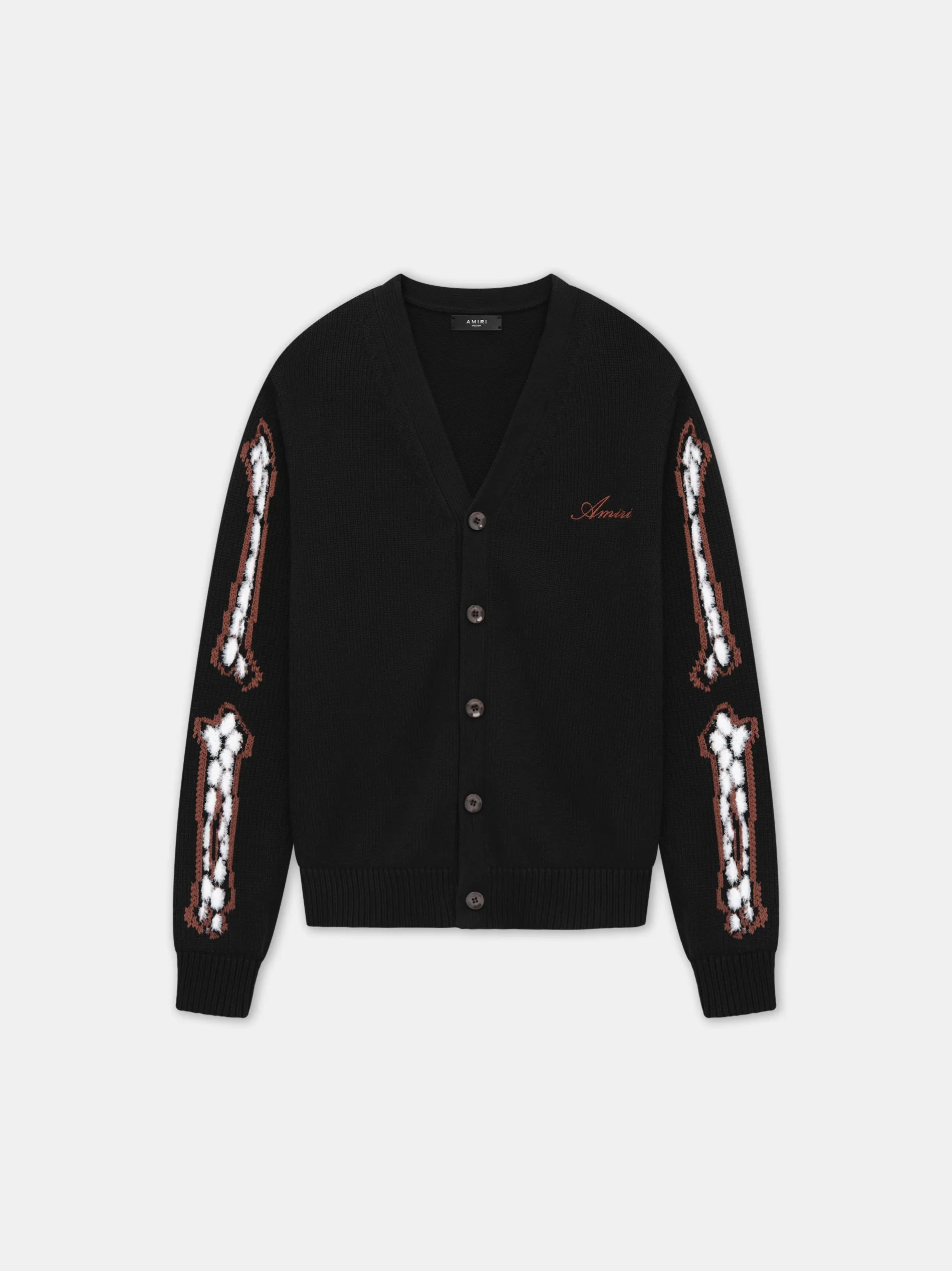 WOMEN - WOMEN'S BONES CARDIGAN - Black sold by AMIRI product image thumbnail 5