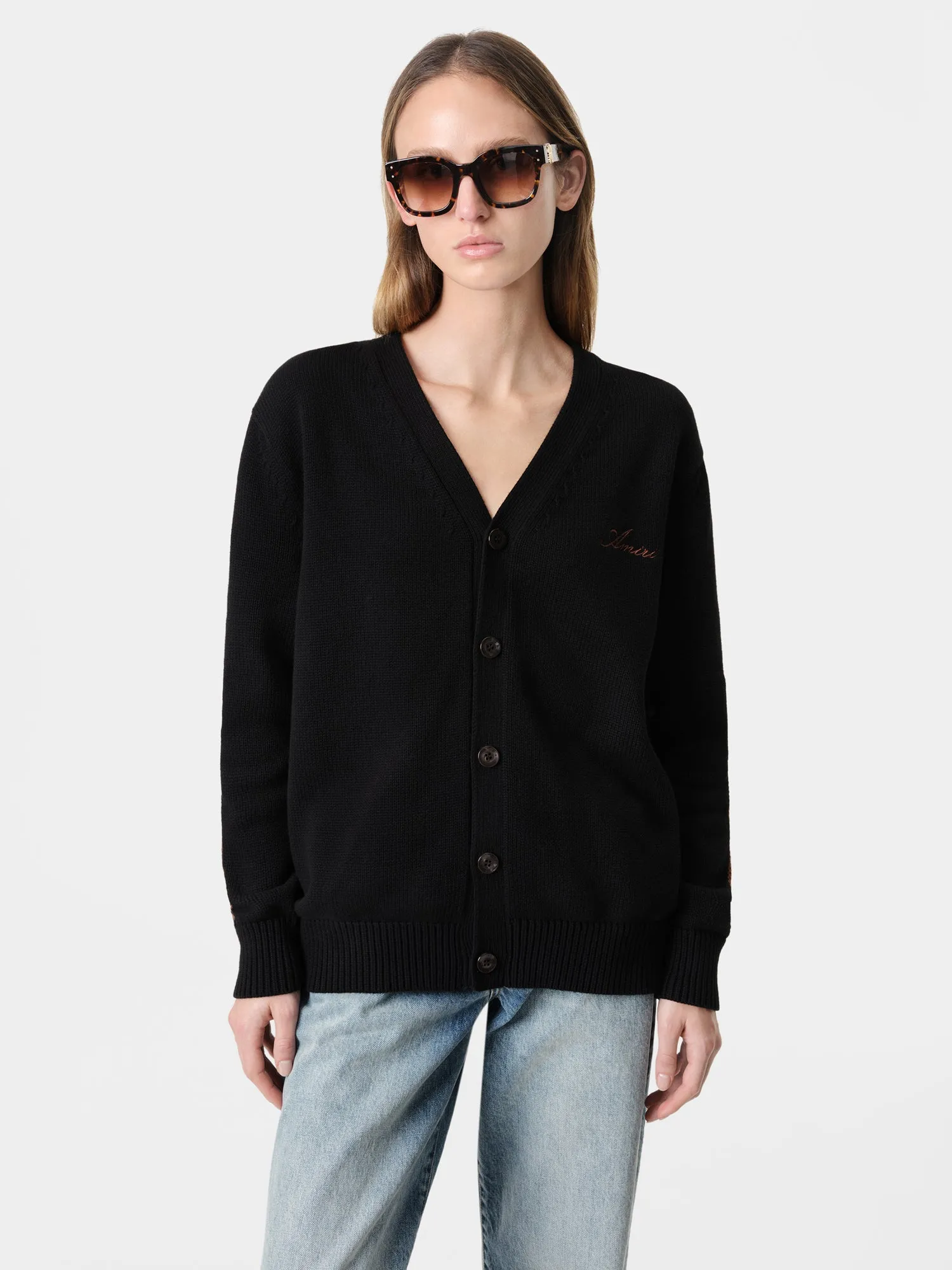 WOMEN - WOMEN'S BONES CARDIGAN - Black sold by AMIRI product image thumbnail 2