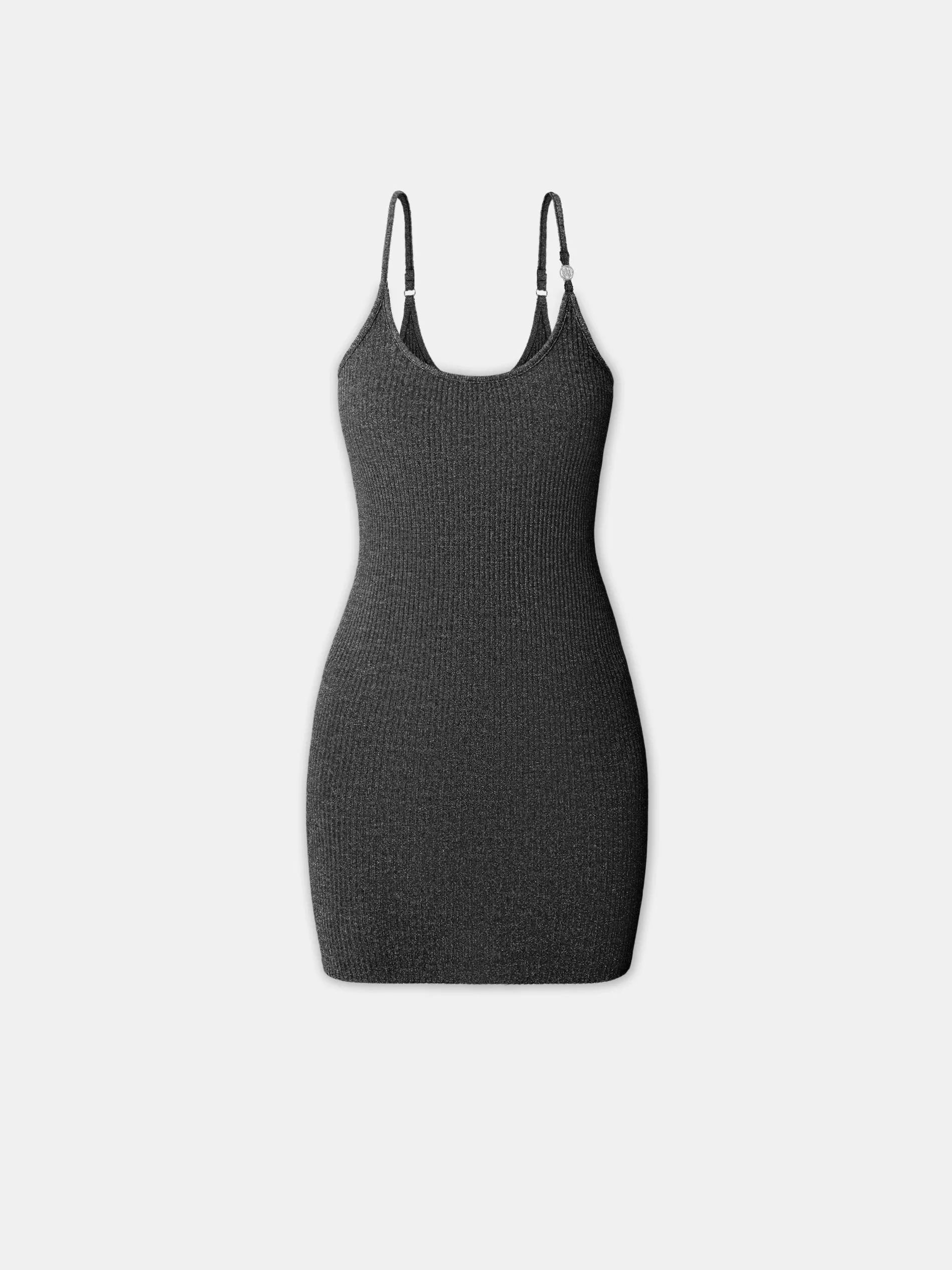 WOMEN - WOMEN'S LUREX MINI DRESS - Black sold by AMIRI product image thumbnail 5