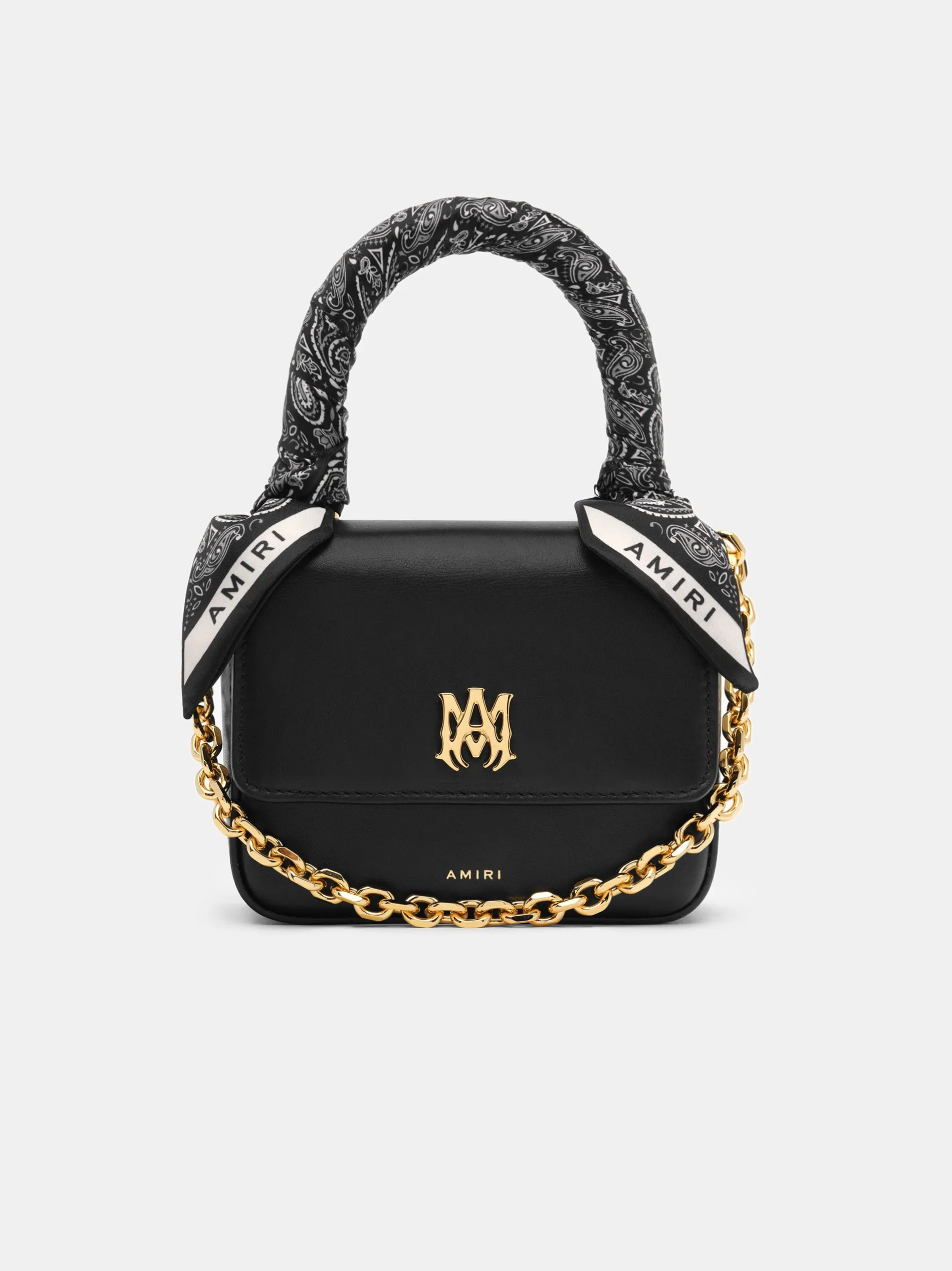 WOMEN - WOMEN'S MICRO MA BAG WITH CHAIN HANDLE - Black sold by AMIRI