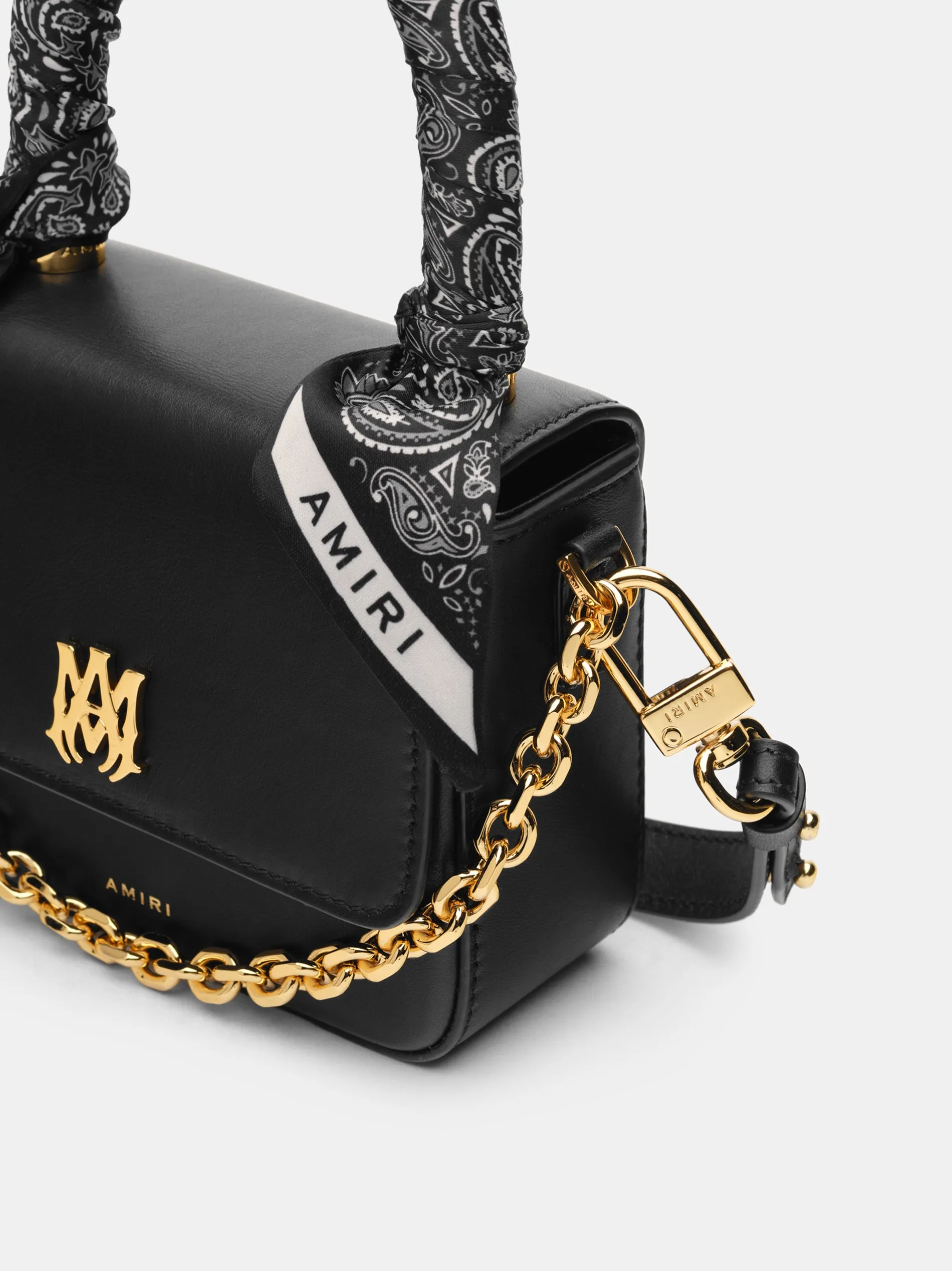 WOMEN - WOMEN'S MICRO MA BAG WITH CHAIN HANDLE - Black sold by AMIRI product image thumbnail 5