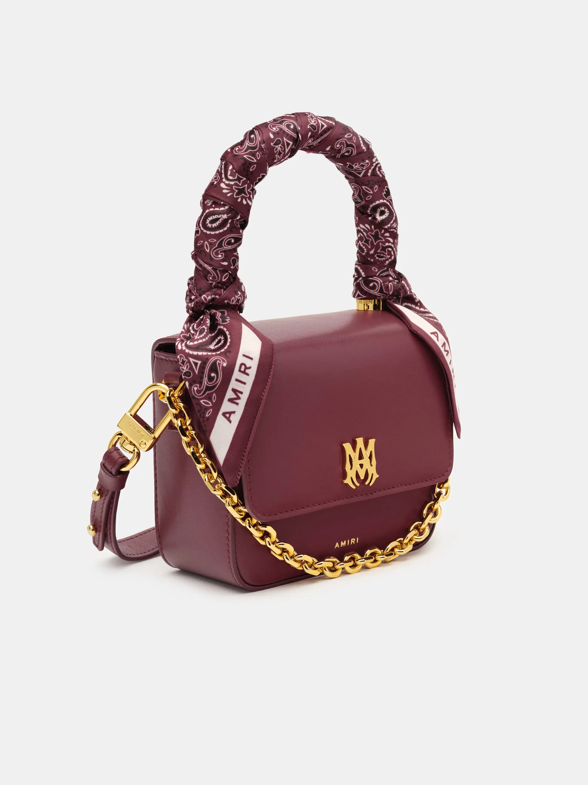 WOMEN - WOMEN'S MICRO MA BAG WITH CHAIN HANDLE - Burgundy sold by AMIRI product image thumbnail 2